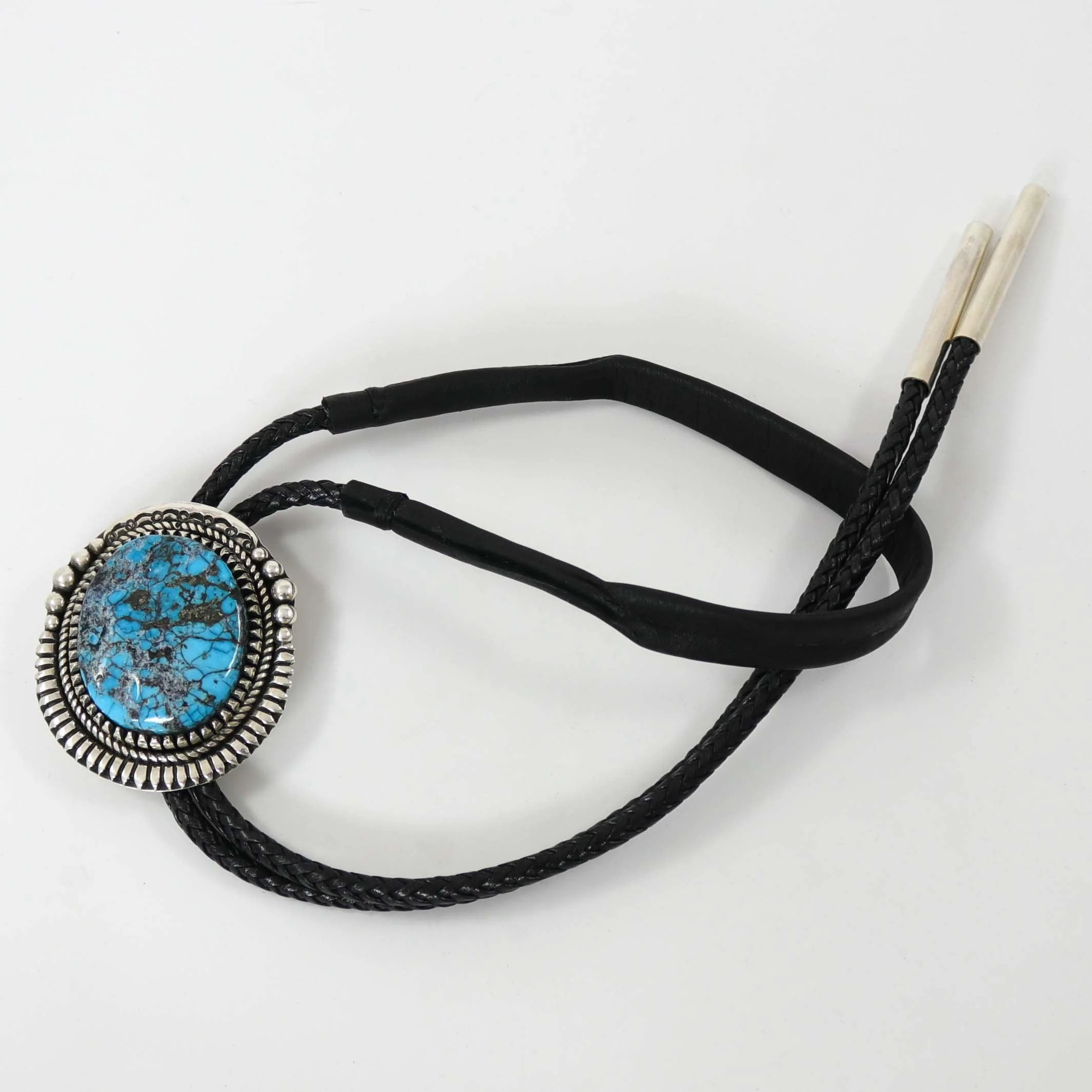 Kingman Turquoise Bola Tie - Image 2