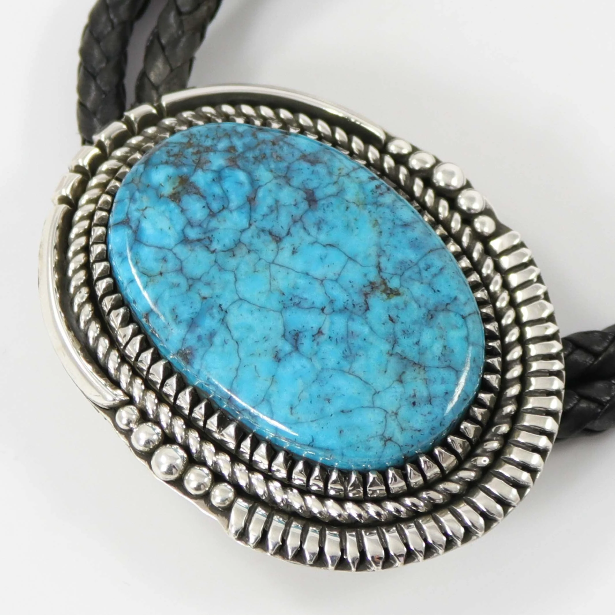 Kingman Turquoise Bola Tie - Image 3