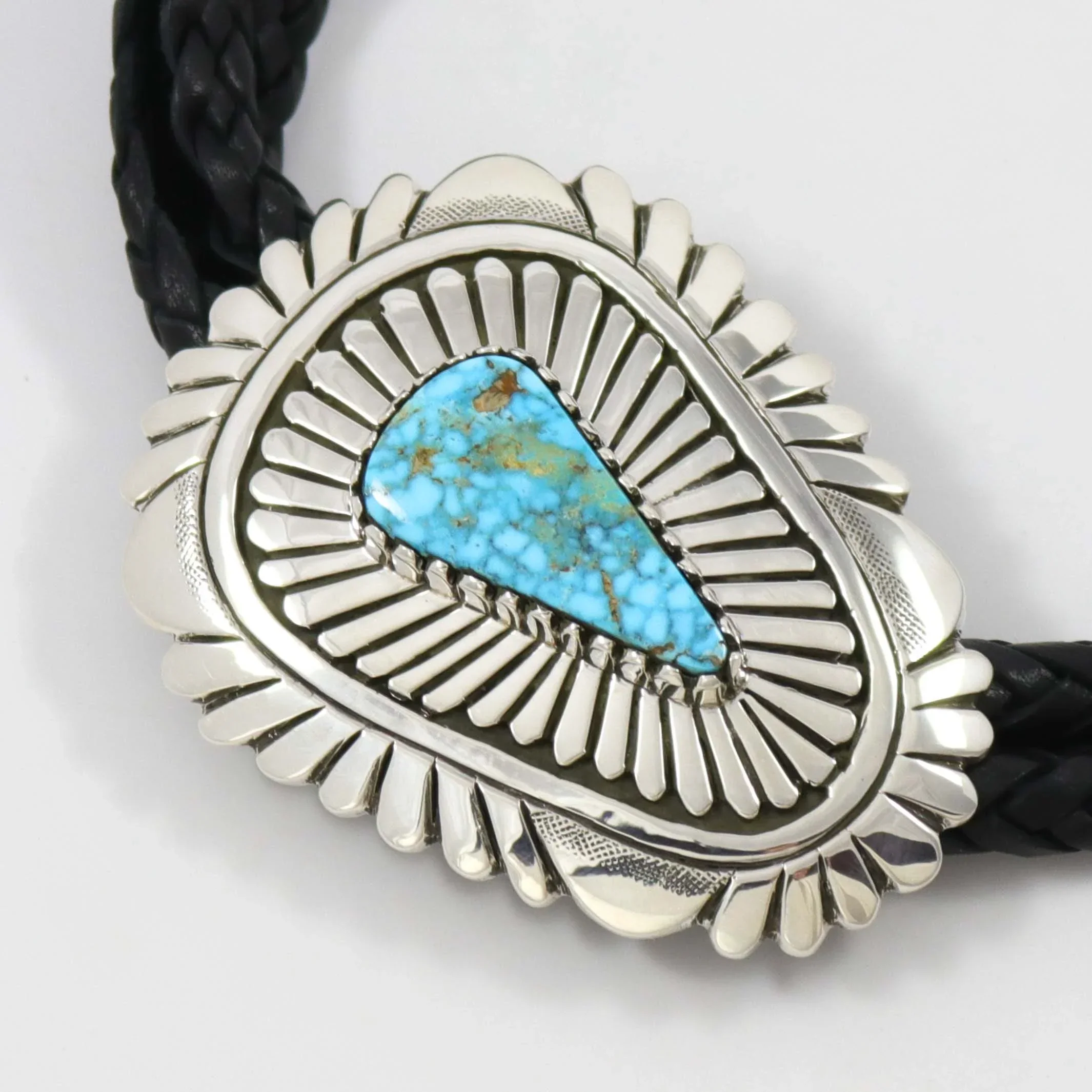 Kingman Turquoise Bola Tie - Image 3