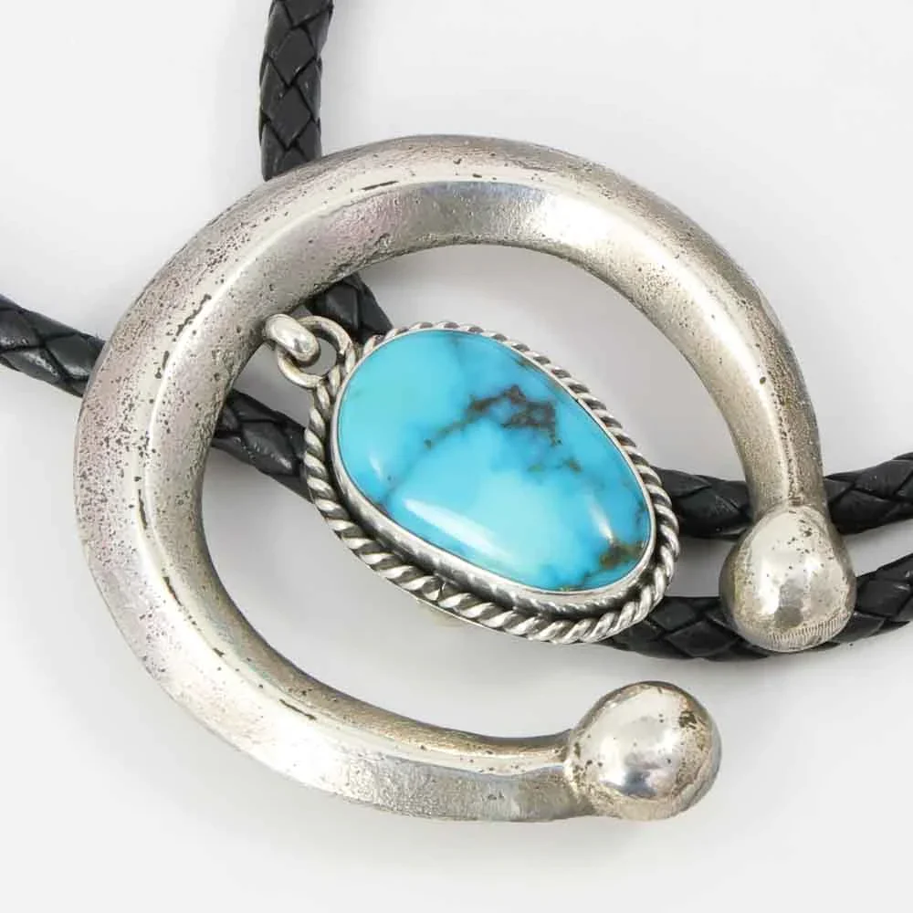 Kingman Turquoise Bola Tie - Image 3