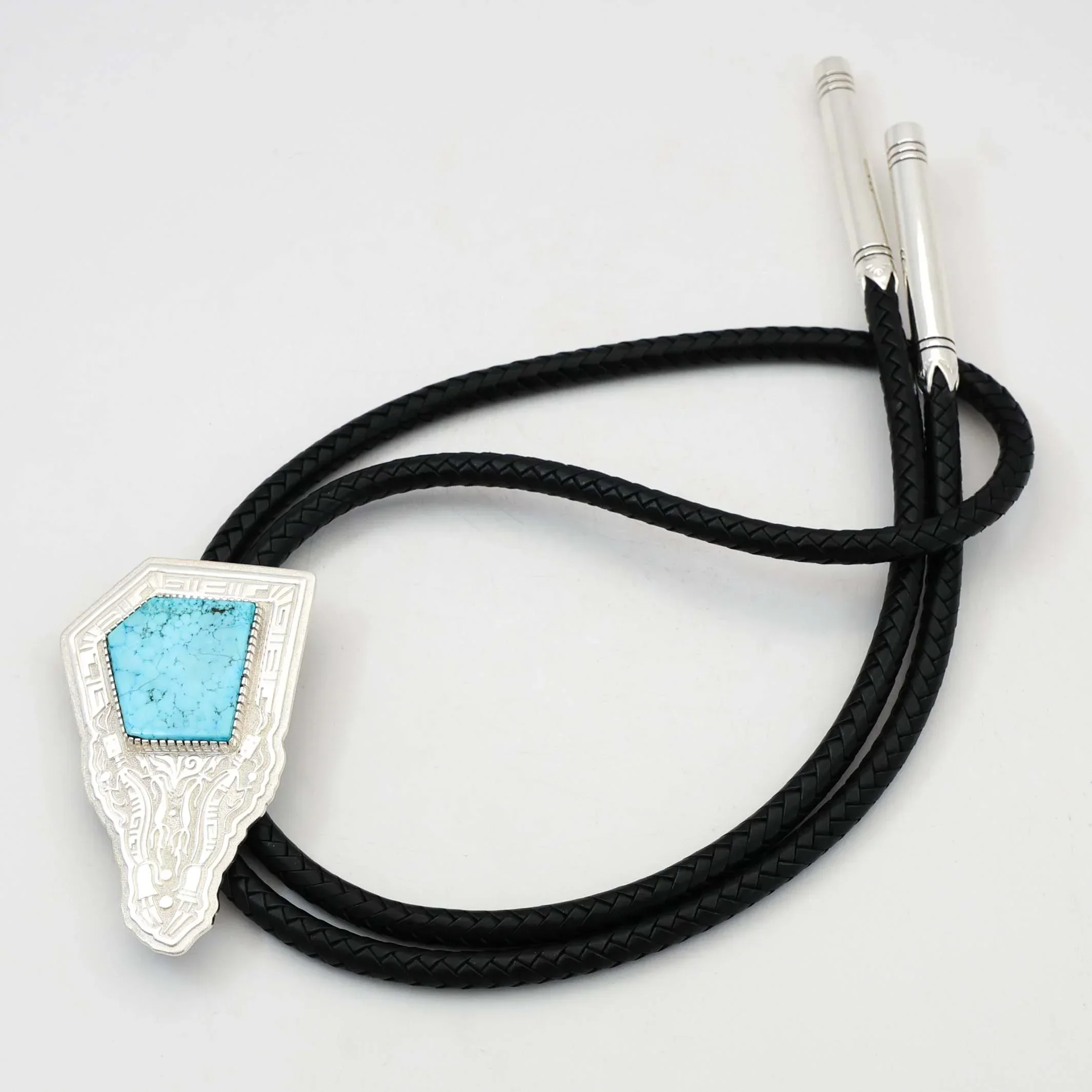 Kingman Turquoise Bola Tie - Image 2