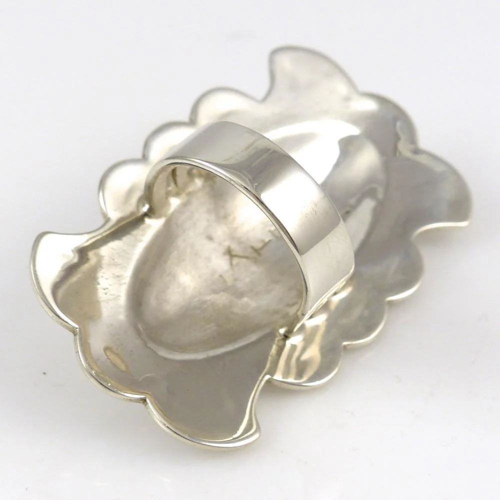 Kingman Turquoise Concho Ring - Image 6