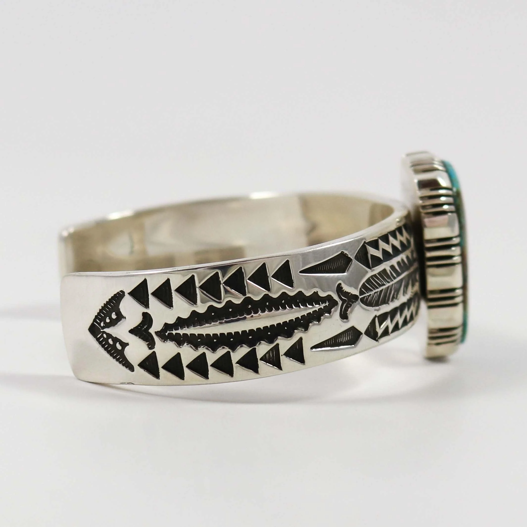 Kingman Turquoise Cuff - Image 3