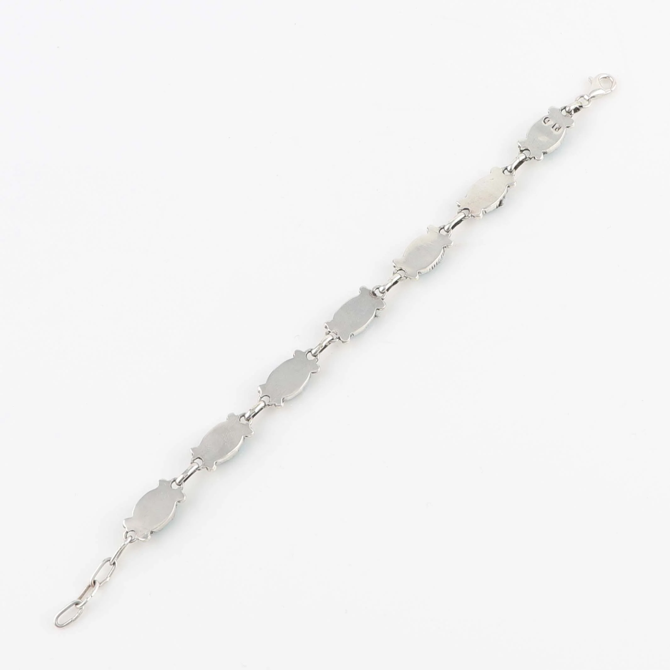 Kingman Turquoise Link Bracelet - Image 5