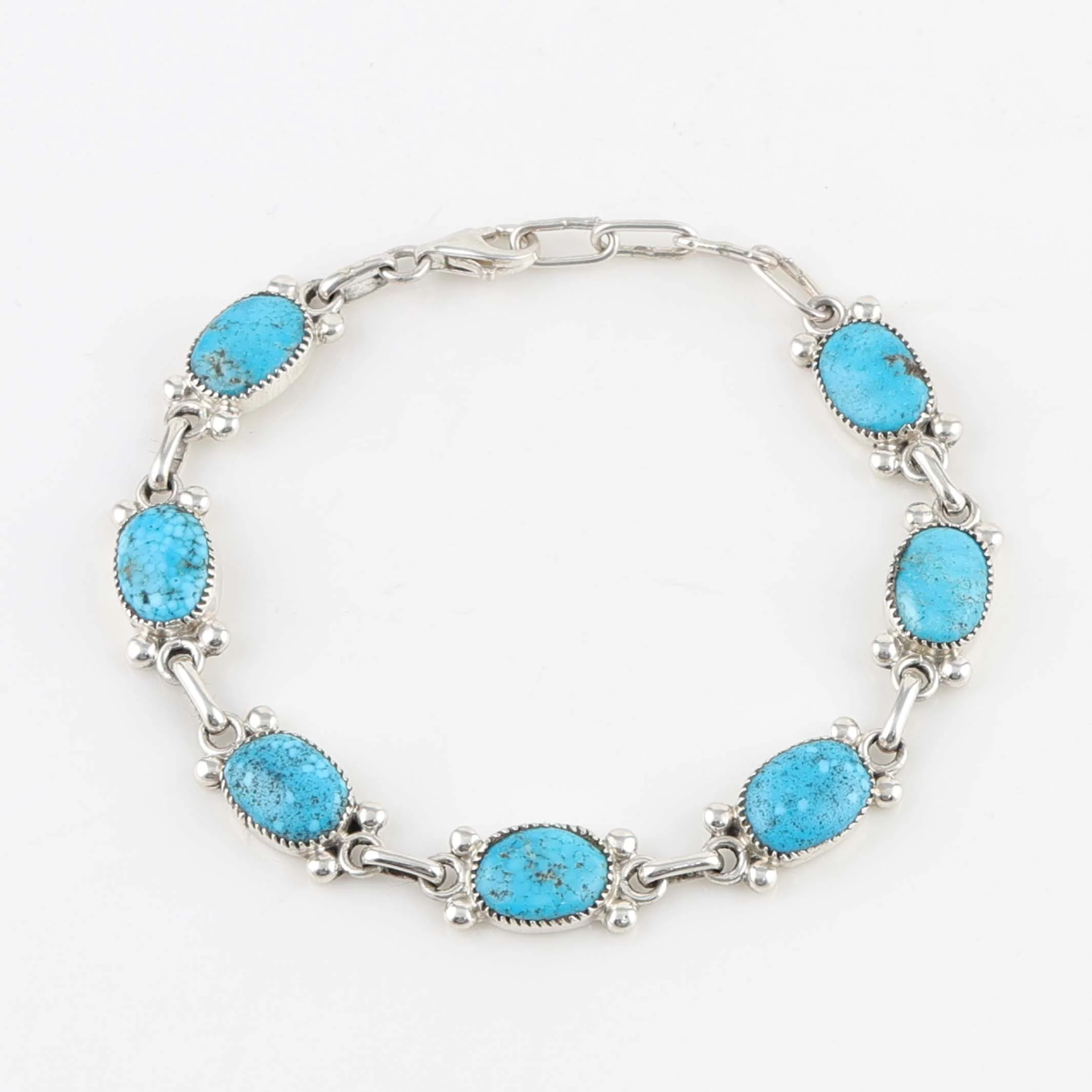 Kingman Turquoise Link Bracelet