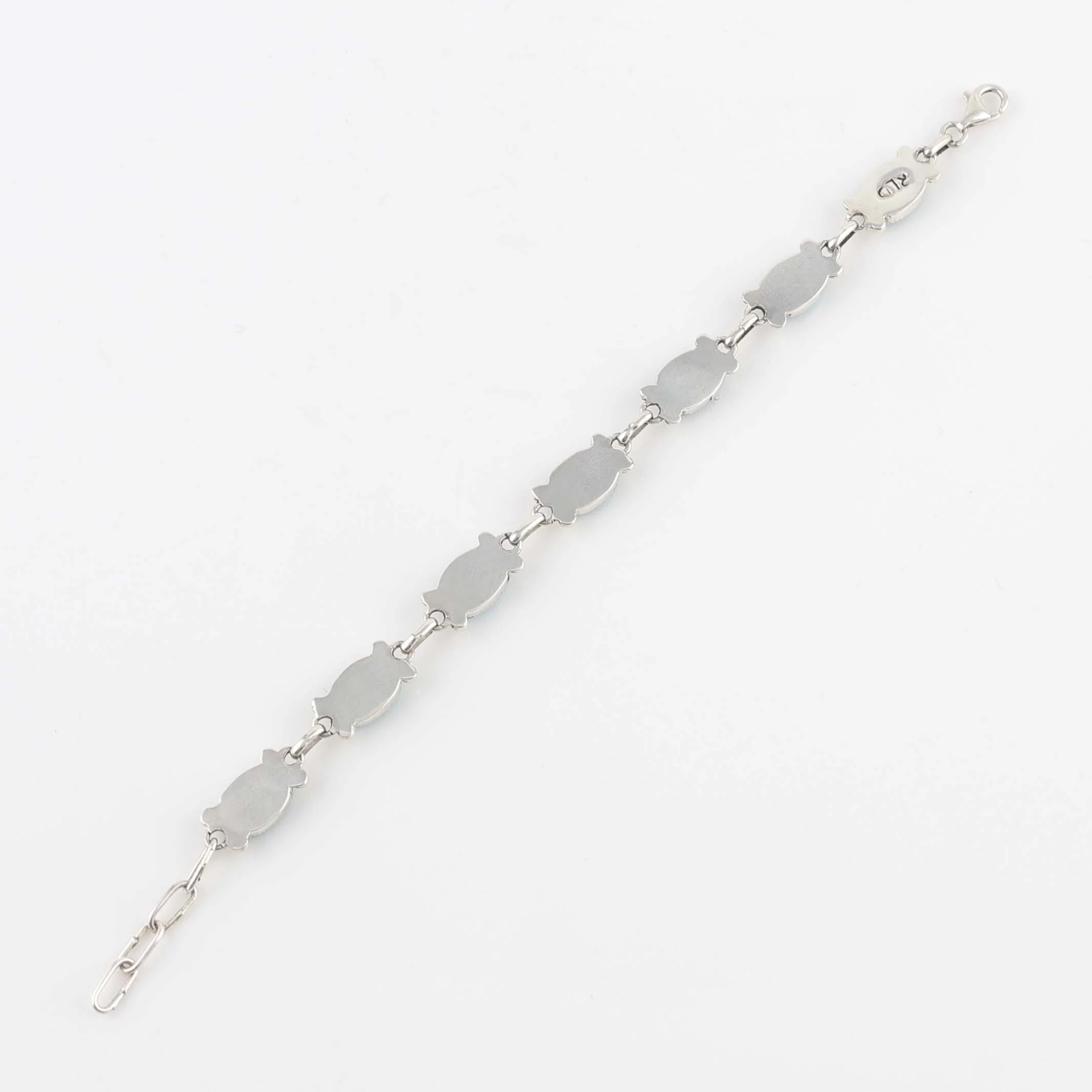 Kingman Turquoise Link Bracelet - Image 5