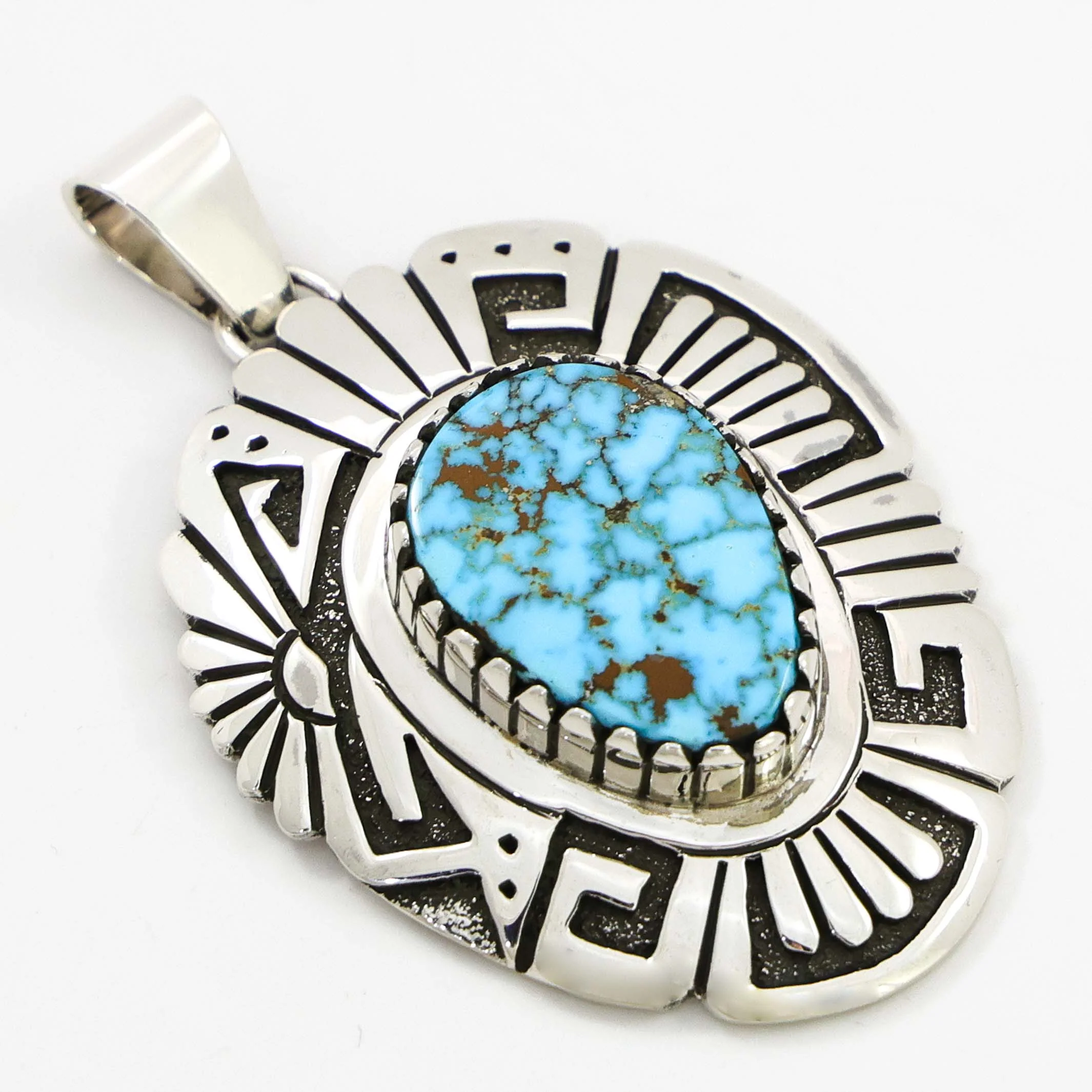 Kingman Turquoise Pendant - Image 2