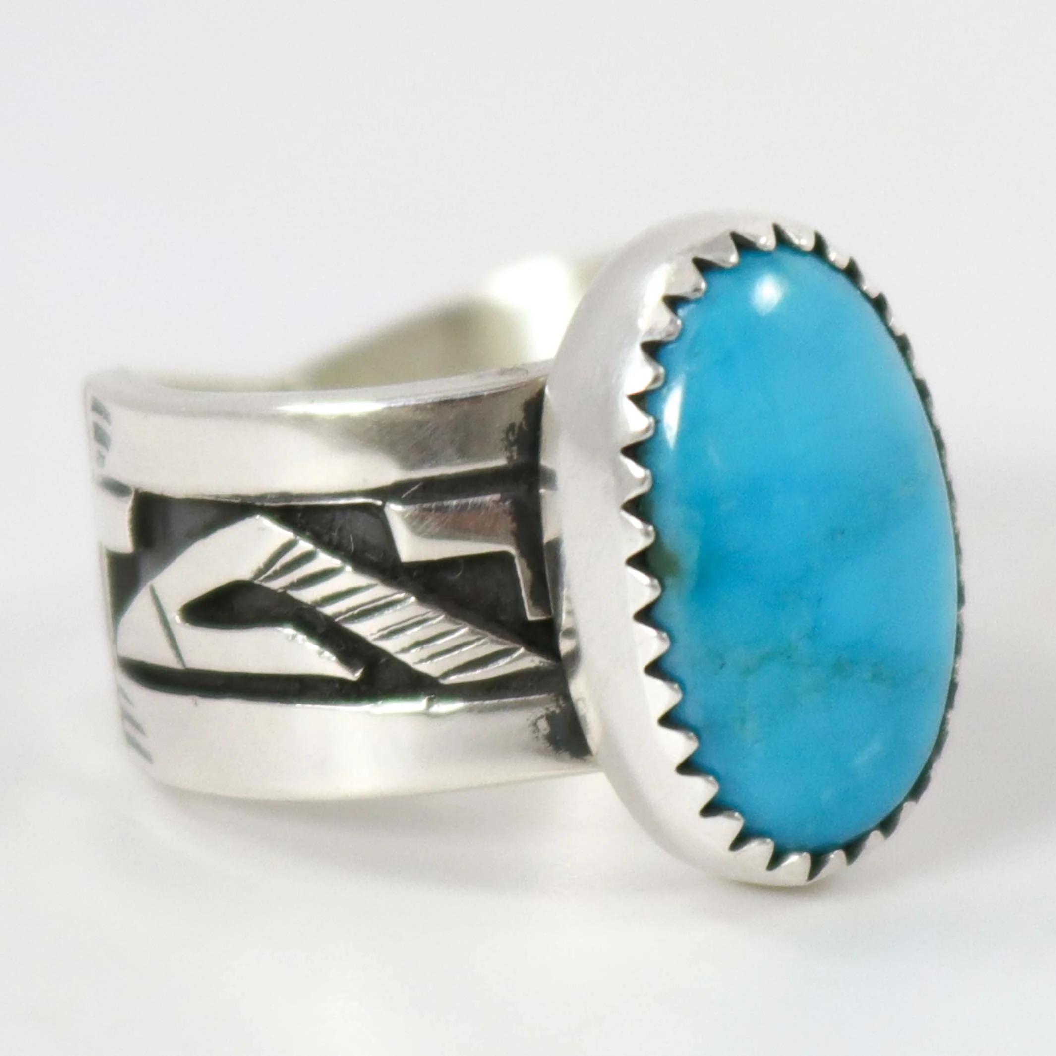 Kingman Turquoise Ring - Image 2