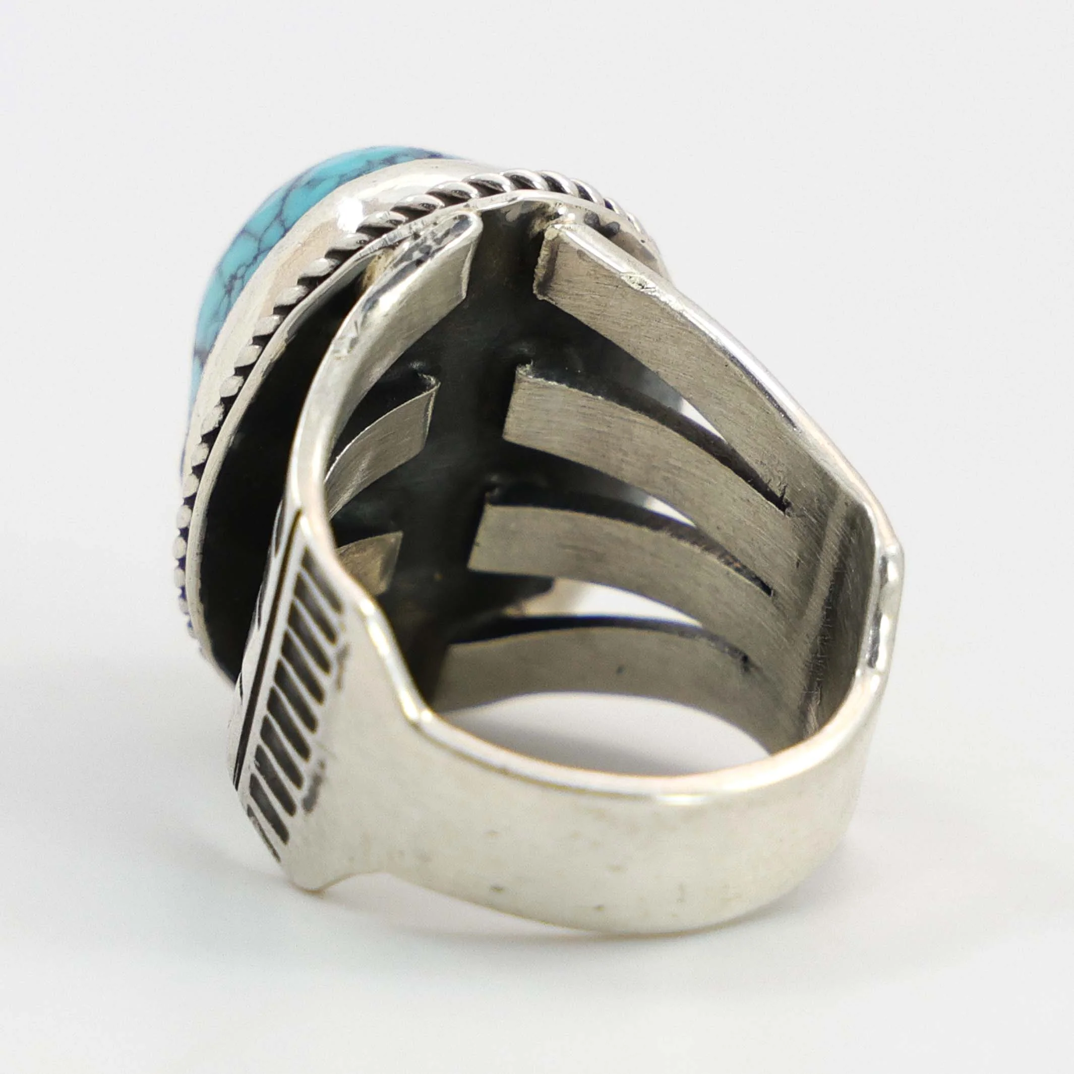 Kingman Turquoise Ring - Image 3