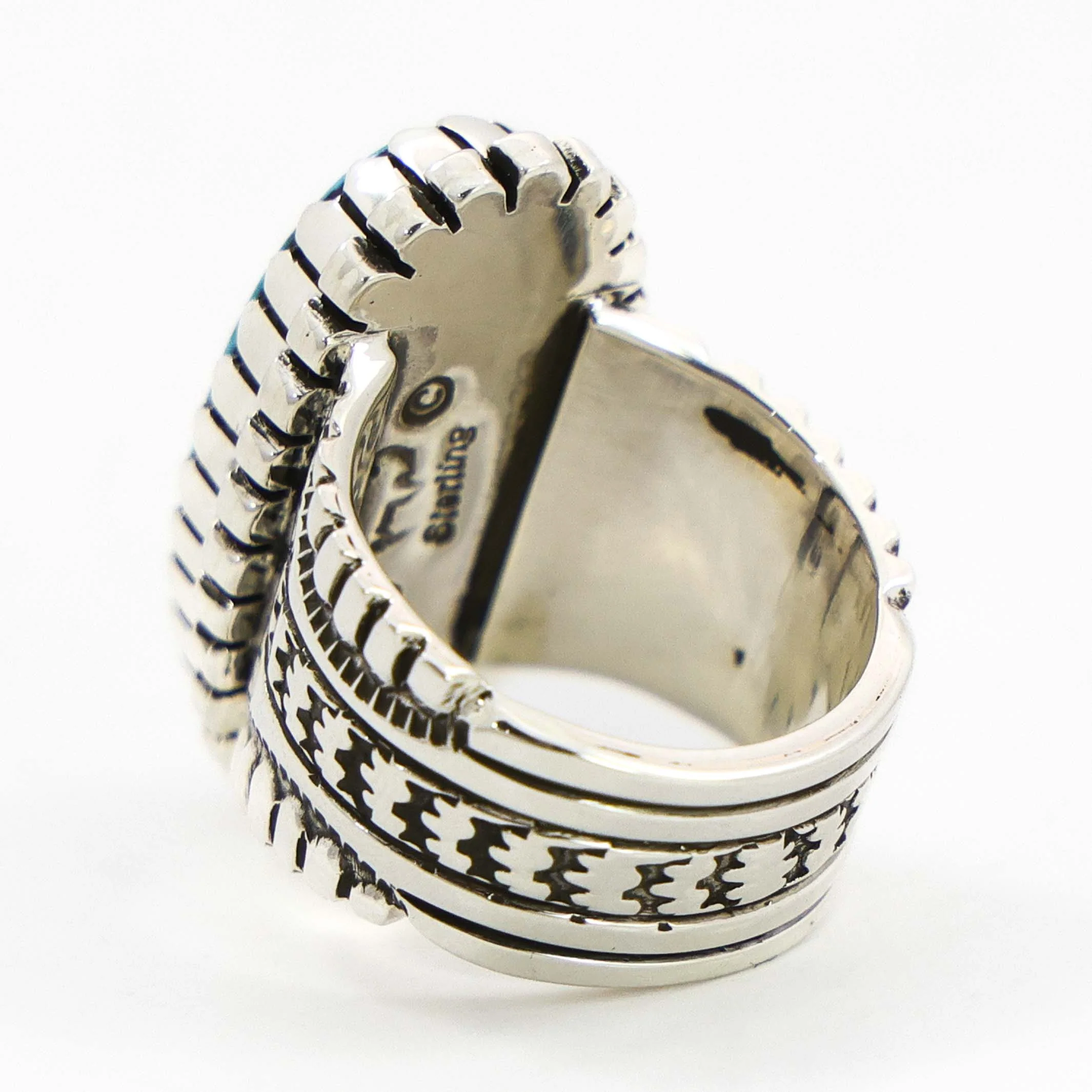 Kingman Turquoise Ring - Image 3