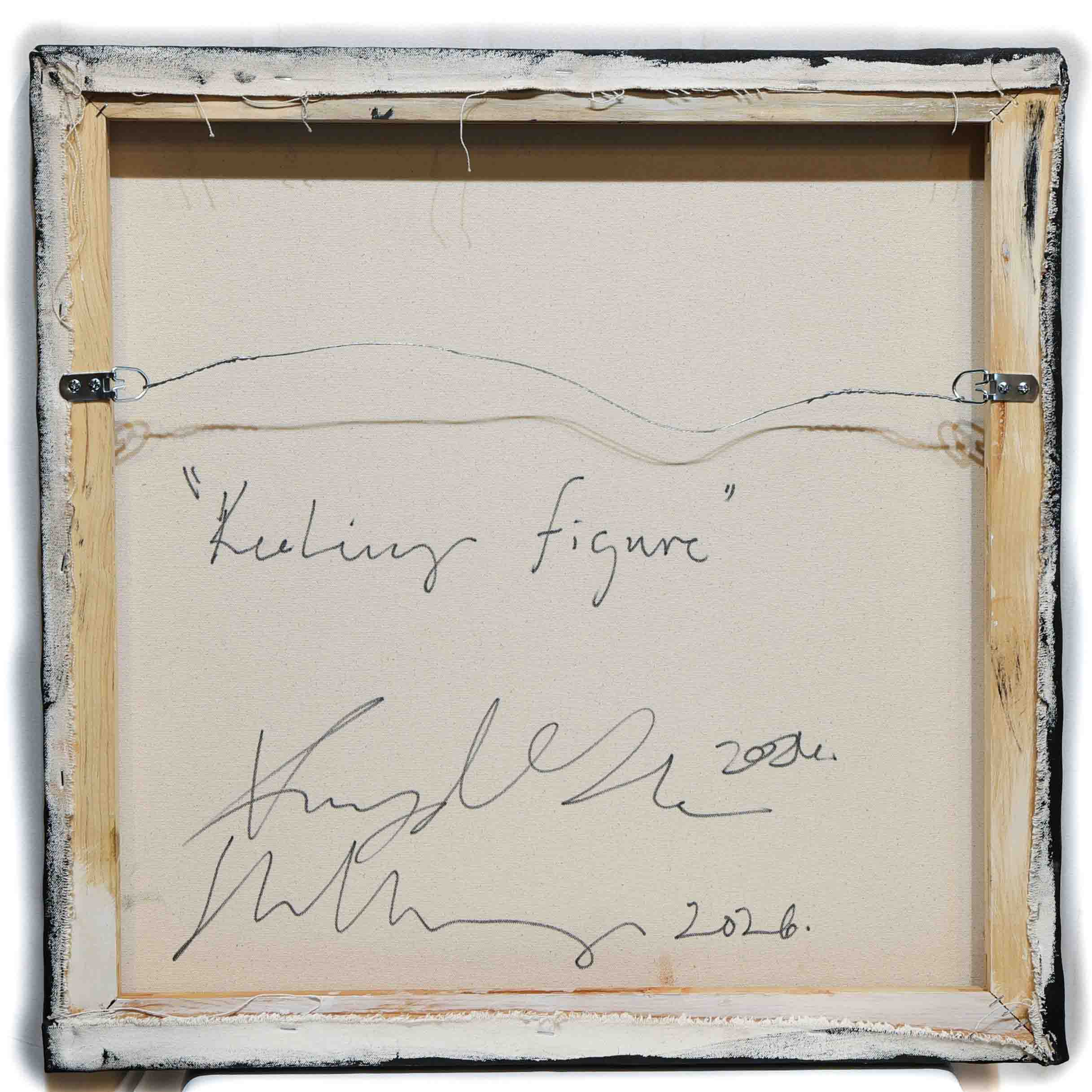 “Kneeling Figures” Painting - Image 5