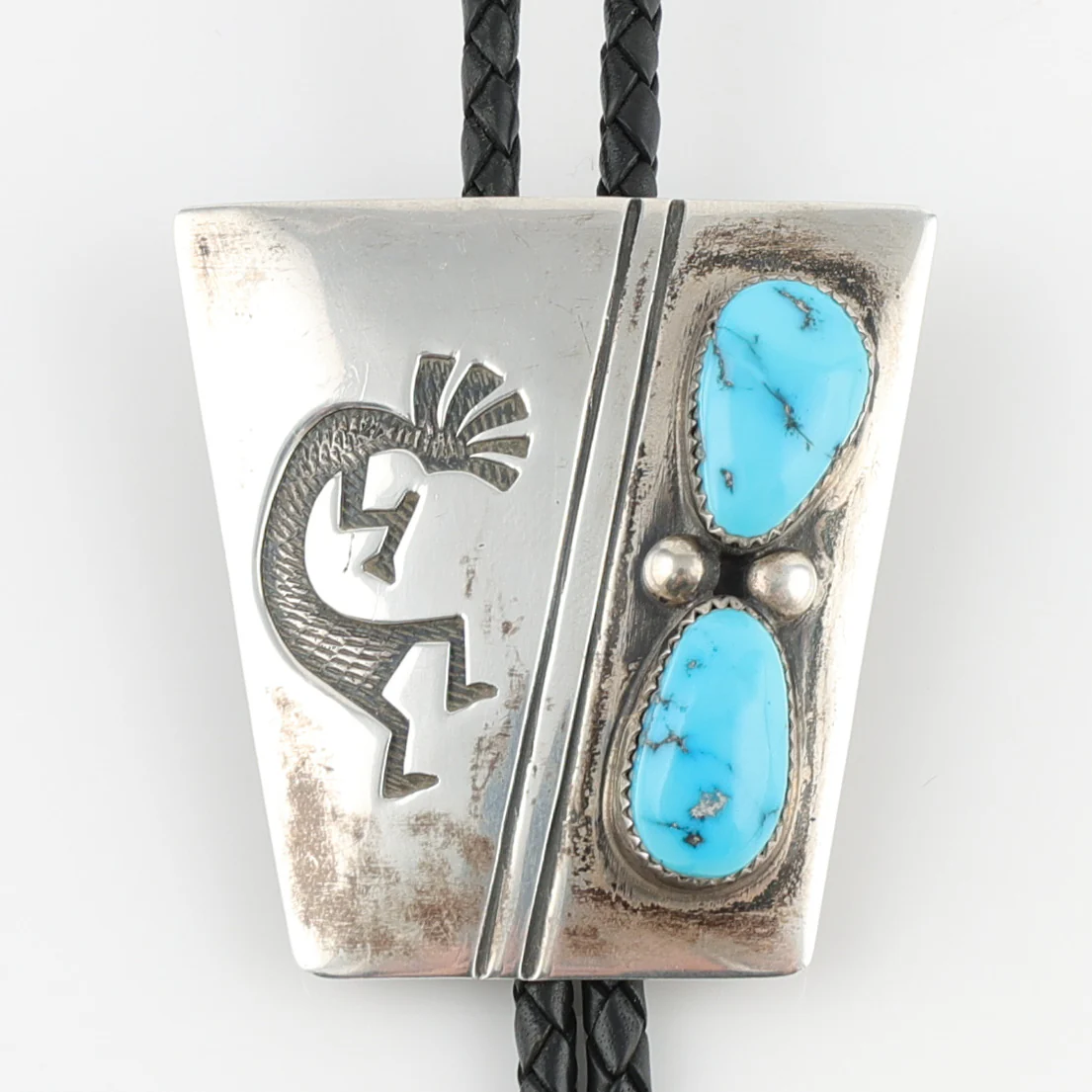 Kokopelli Turquoise Bola Tie