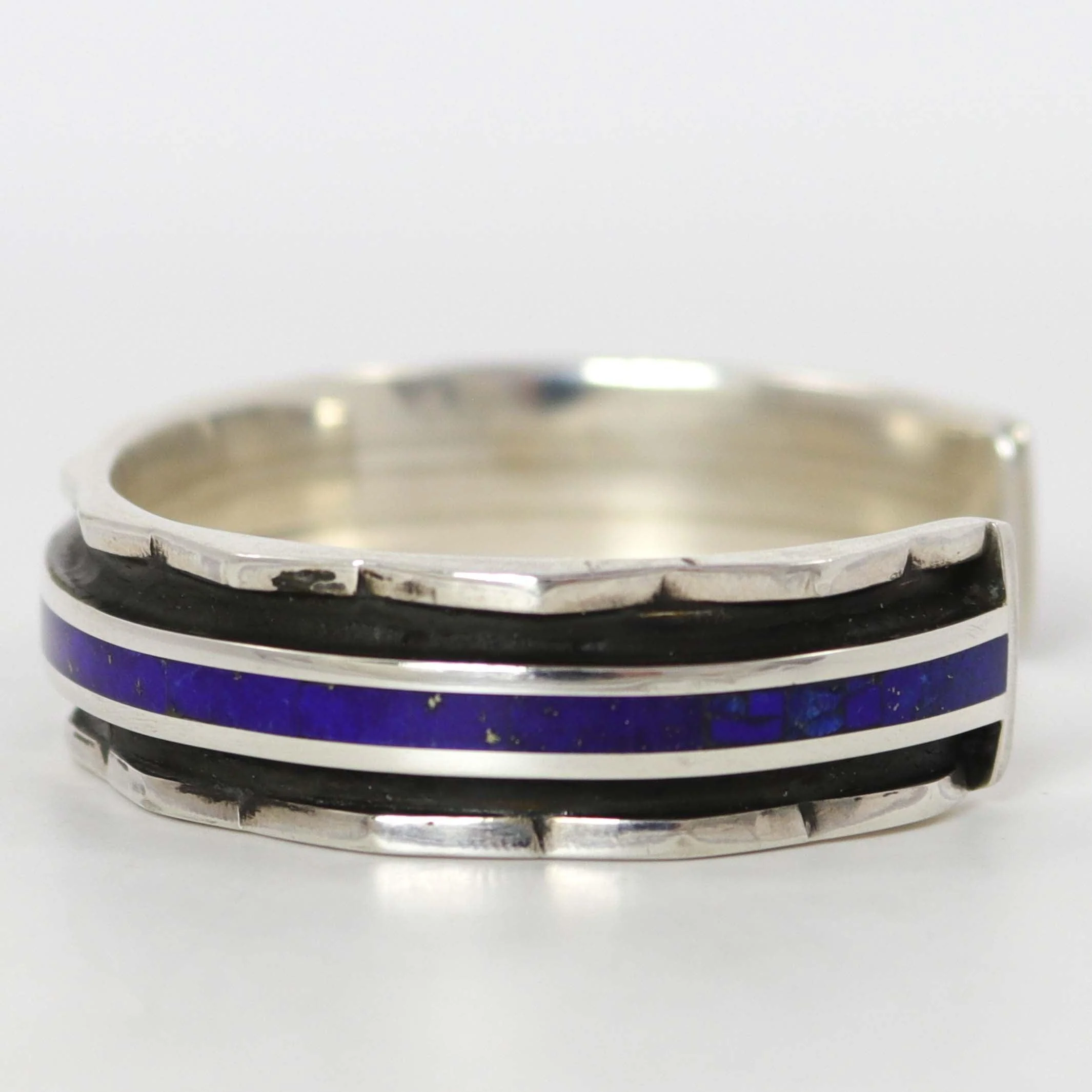 Lapis Inlay Cuff - Image 4
