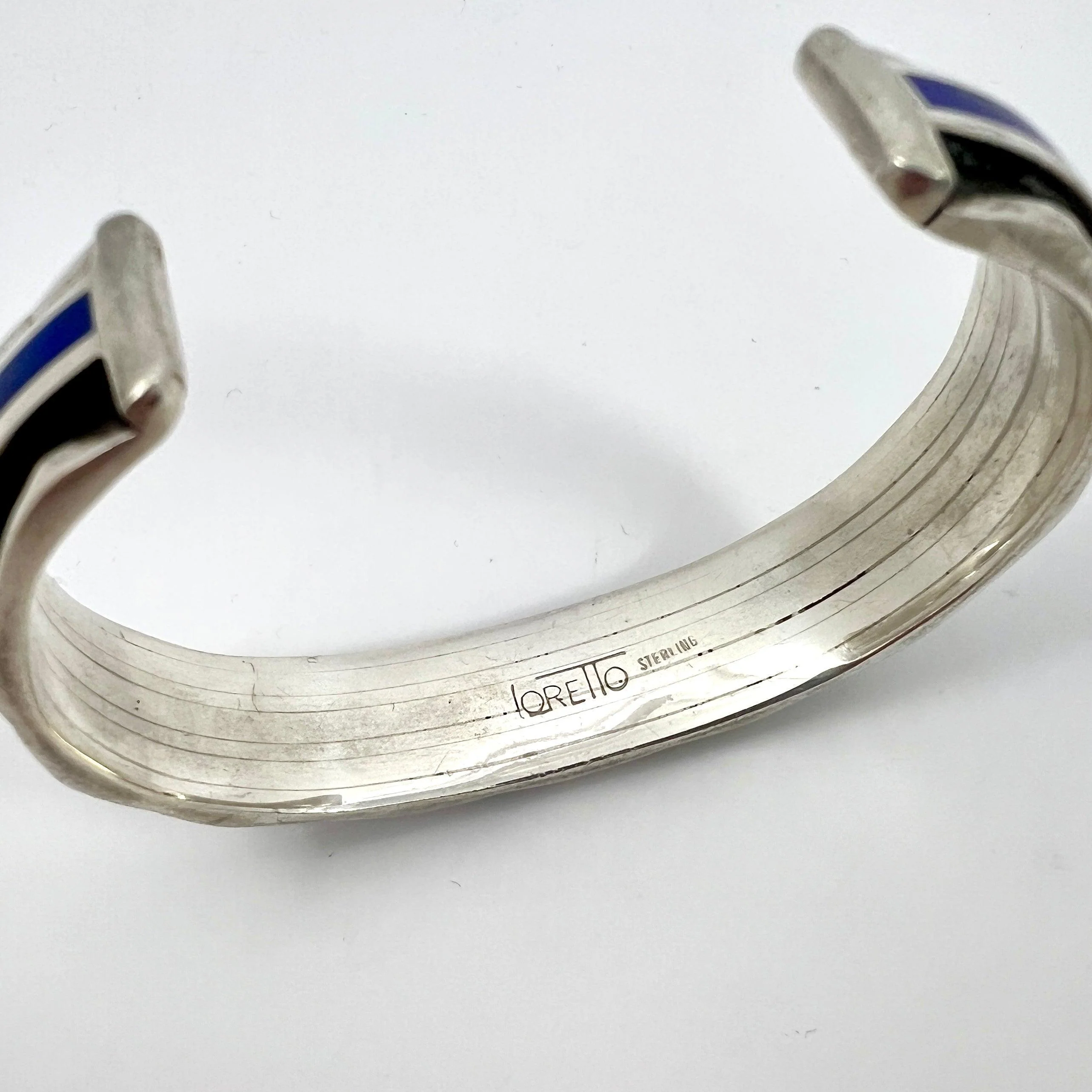 Lapis Inlay Cuff - Image 7