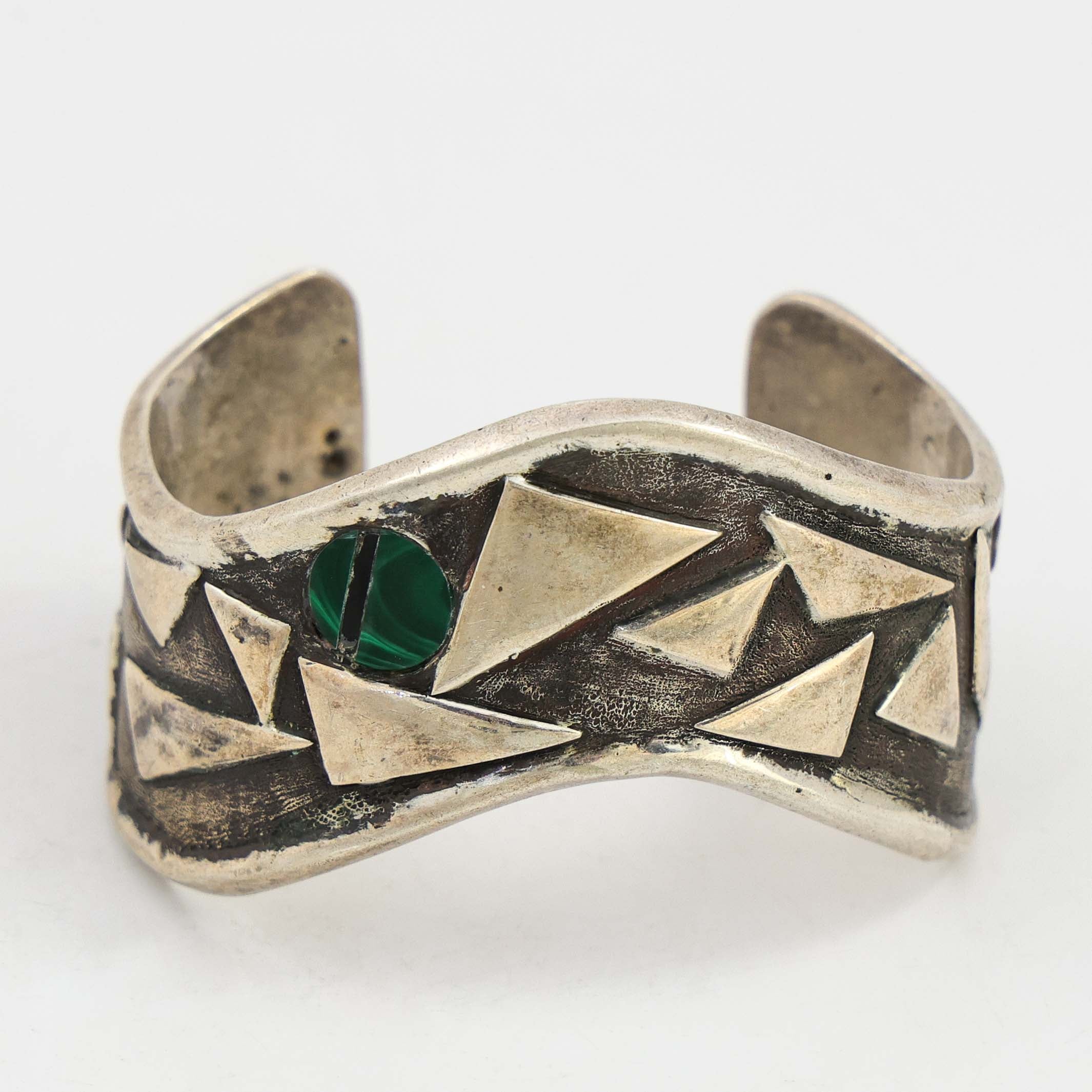 Malachite and Jet Cuff - Image 2