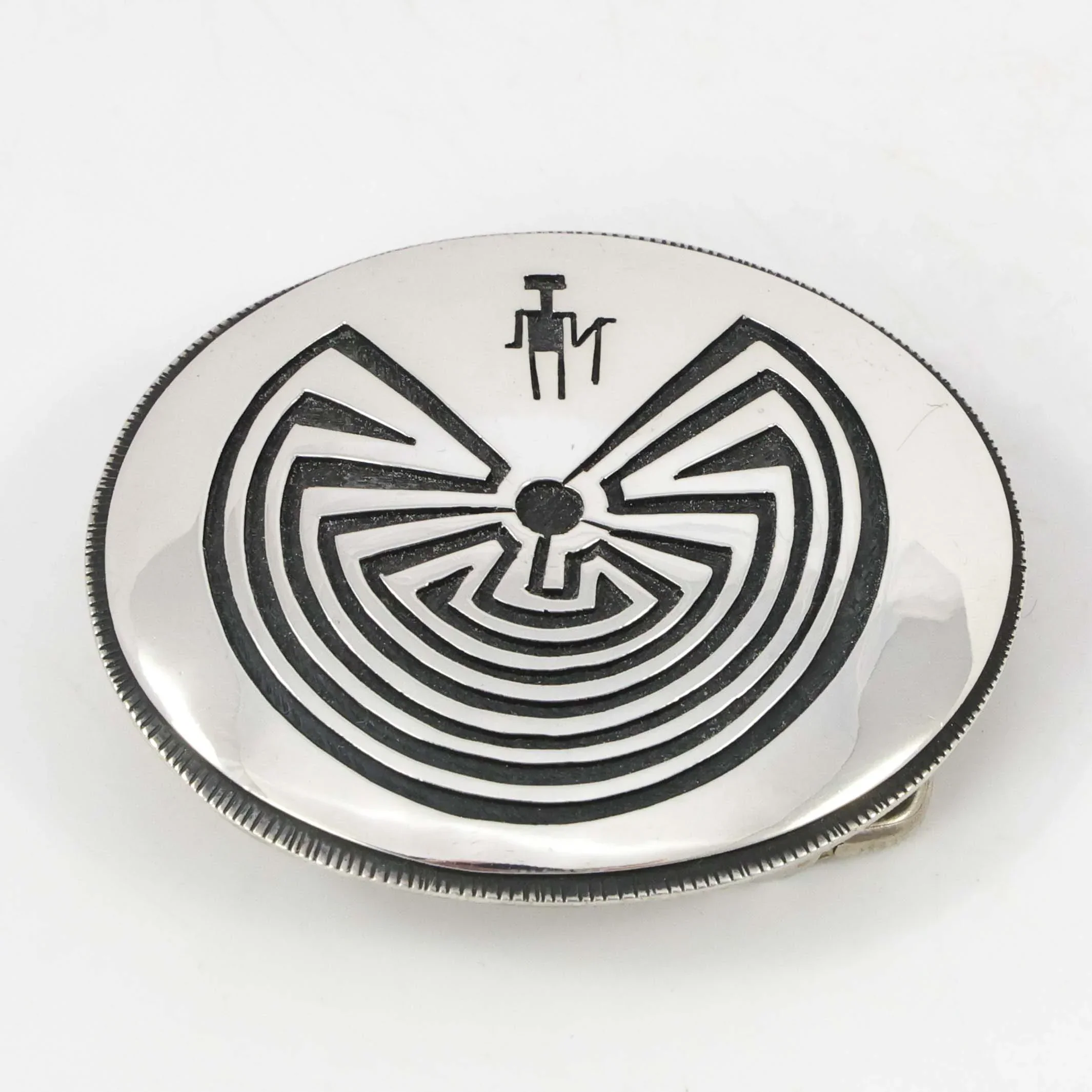 Man in the Maze Buckle