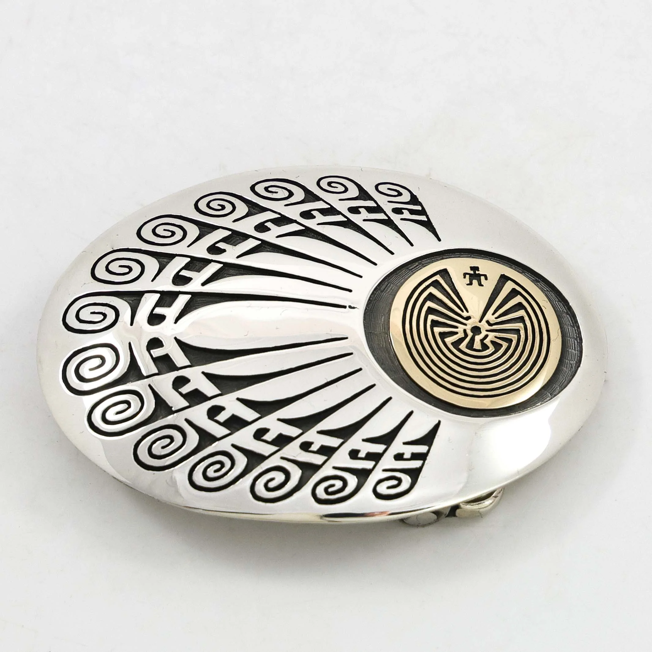 Man in the Maze Buckle
