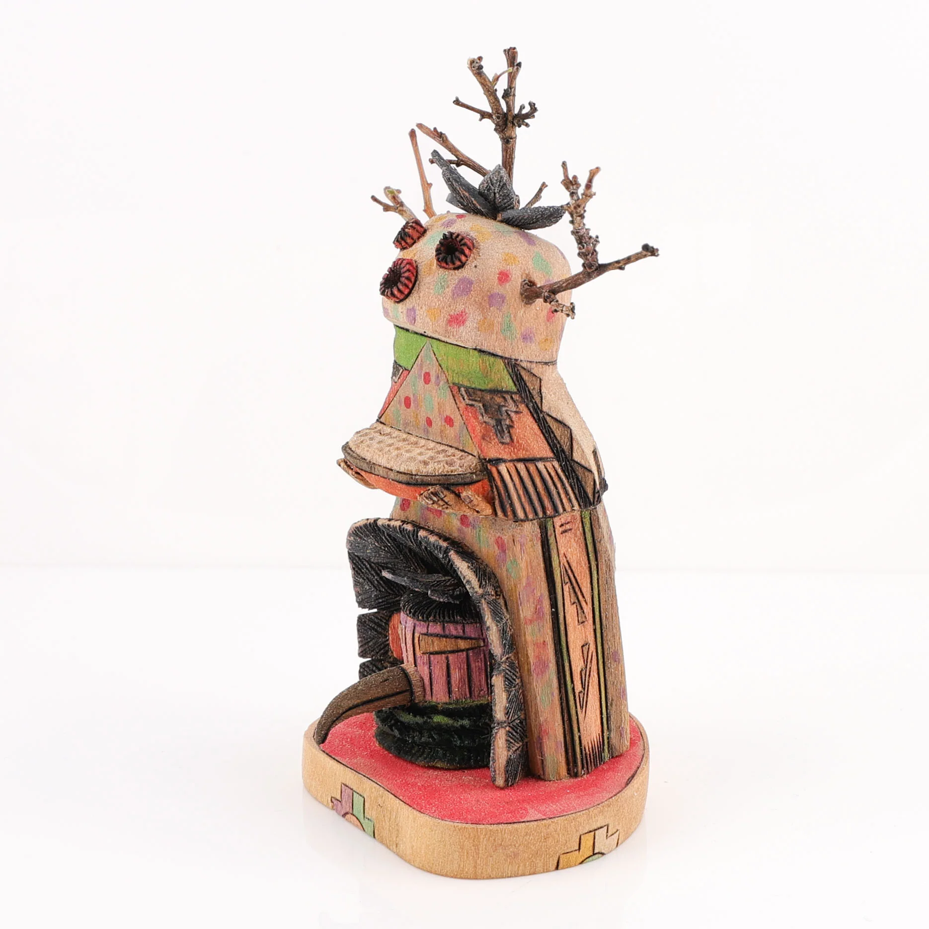 Masau’u Kachina with Corn Boy - Image 2