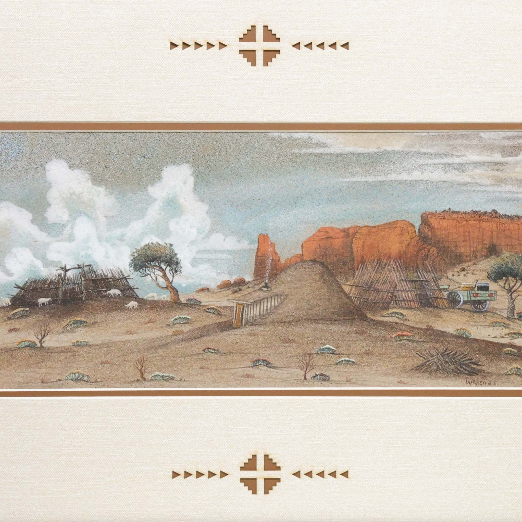 “Midnoon” Landscape Sandpainting - Image 2