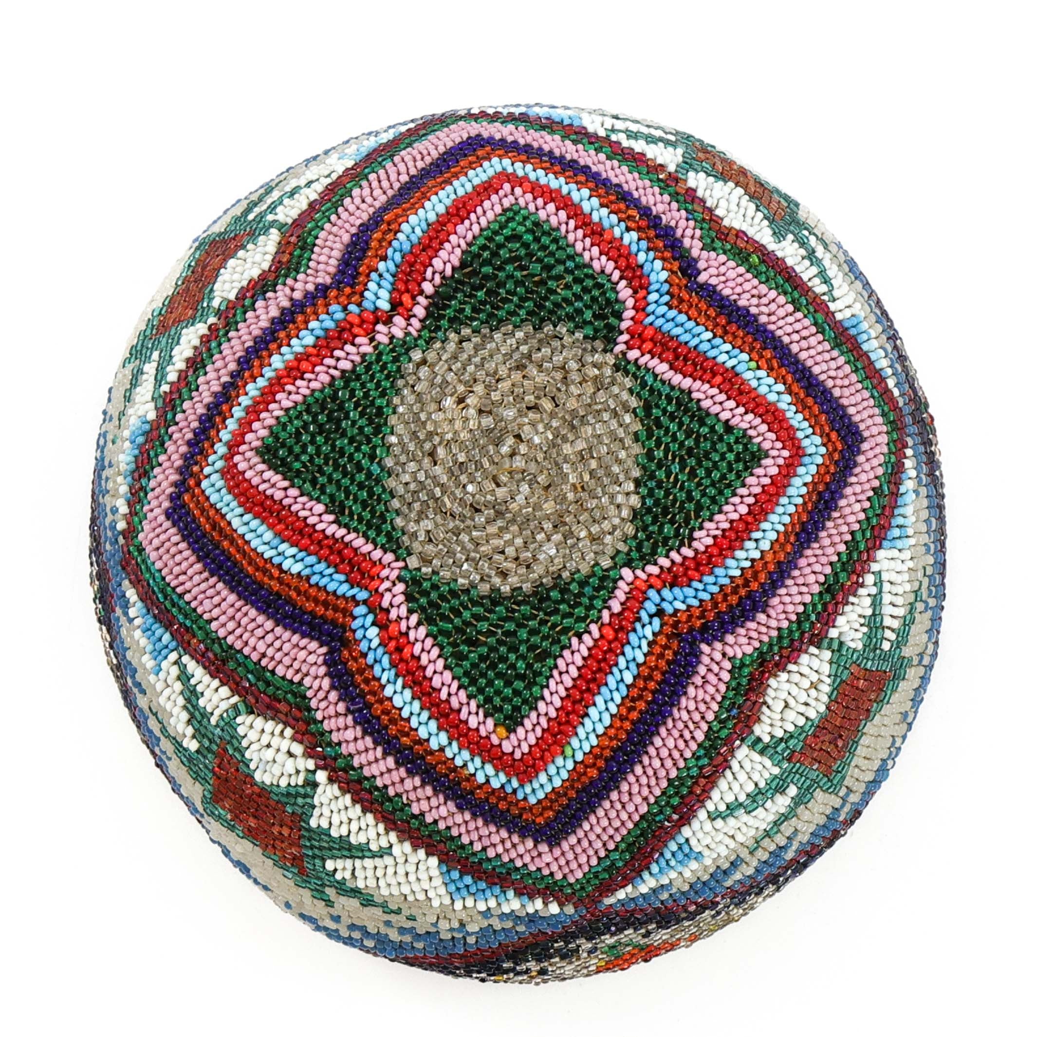 Mono Lake Paiute Beaded Basket - Image 4
