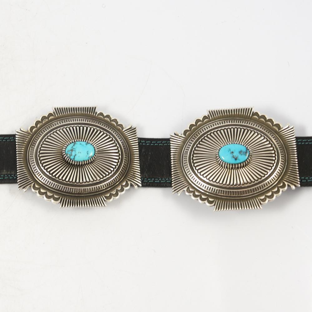 Morenci Turquoise Concha Belt - Image 10