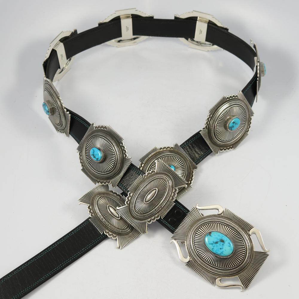 Morenci Turquoise Concha Belt - Image 3