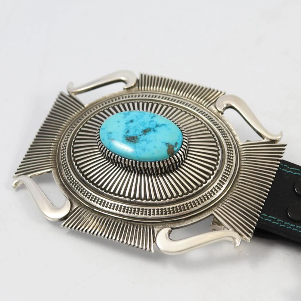 Morenci Turquoise Concha Belt - Image 5