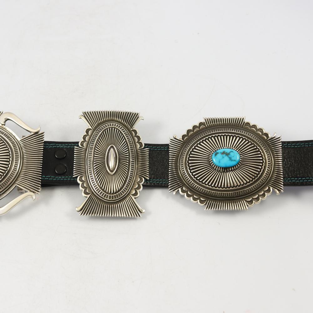 Morenci Turquoise Concha Belt - Image 6