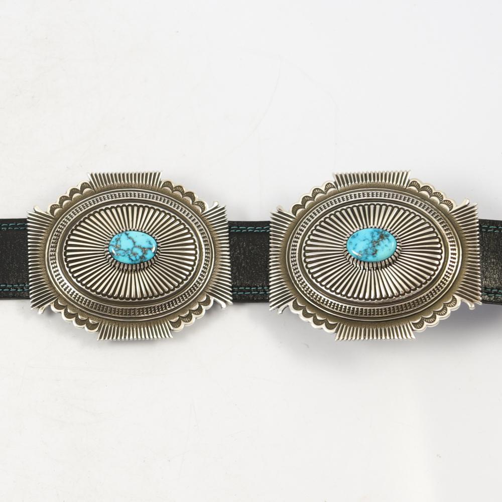 Morenci Turquoise Concha Belt - Image 7