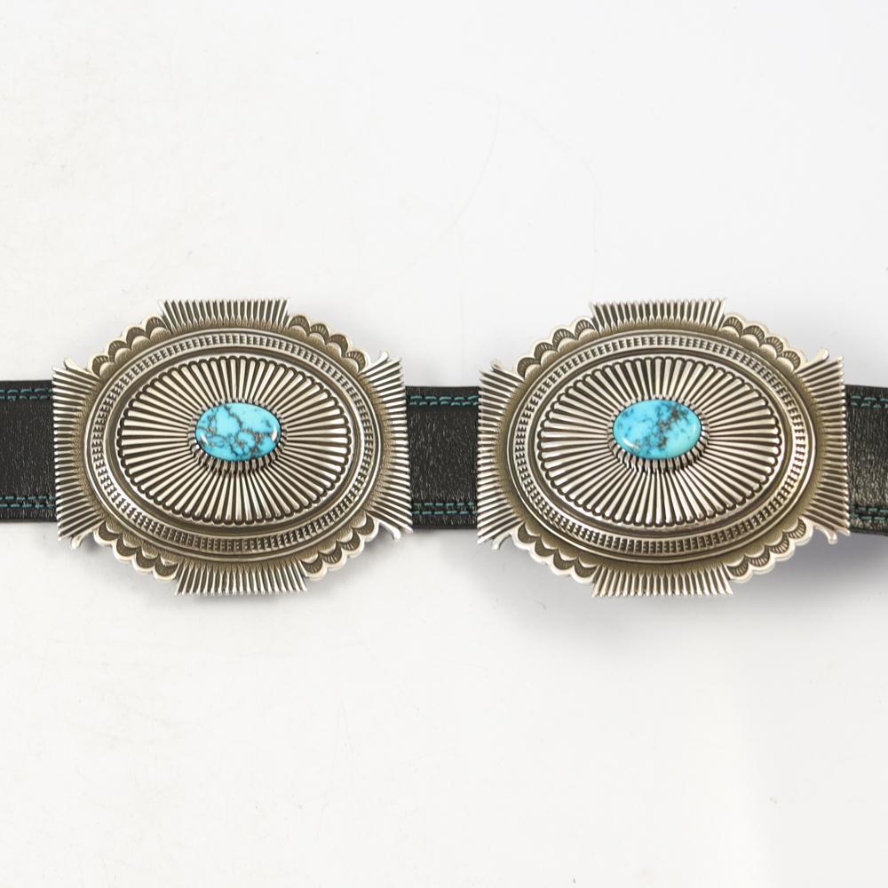 Morenci Turquoise Concha Belt - Image 8