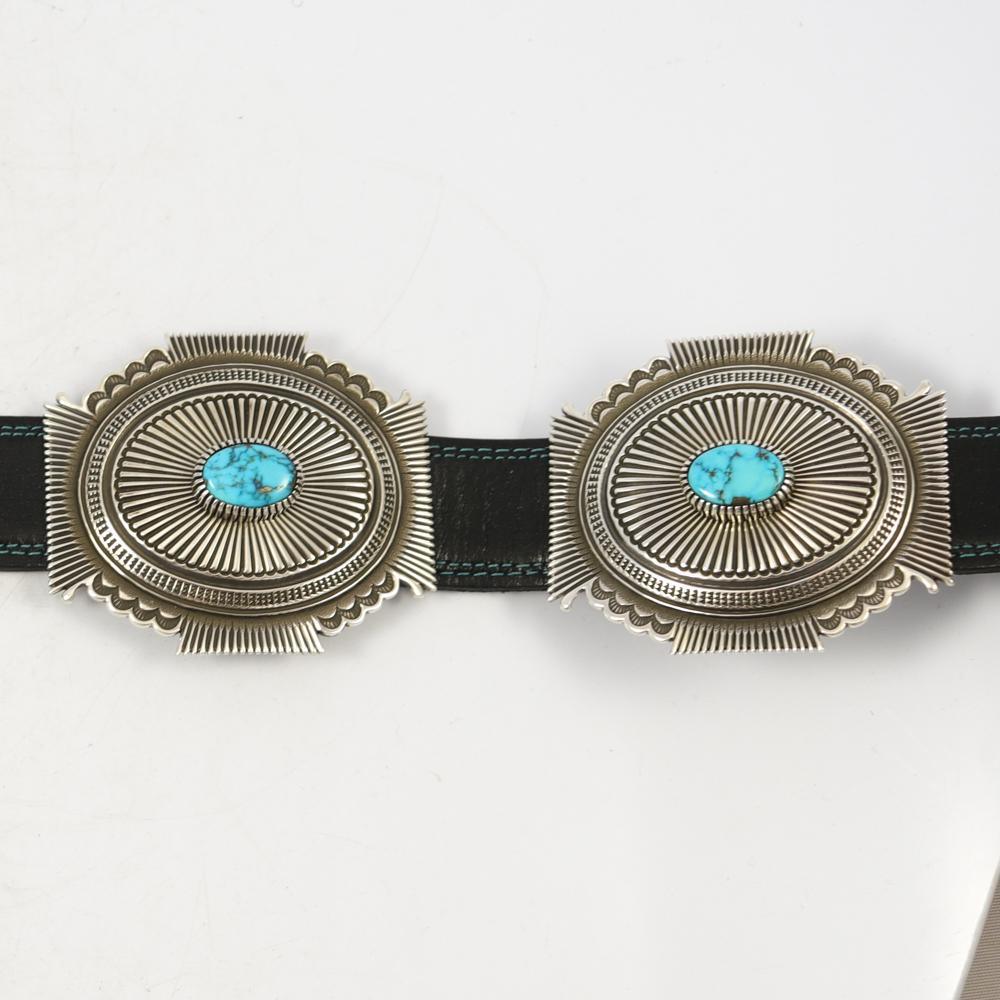 Morenci Turquoise Concha Belt - Image 9