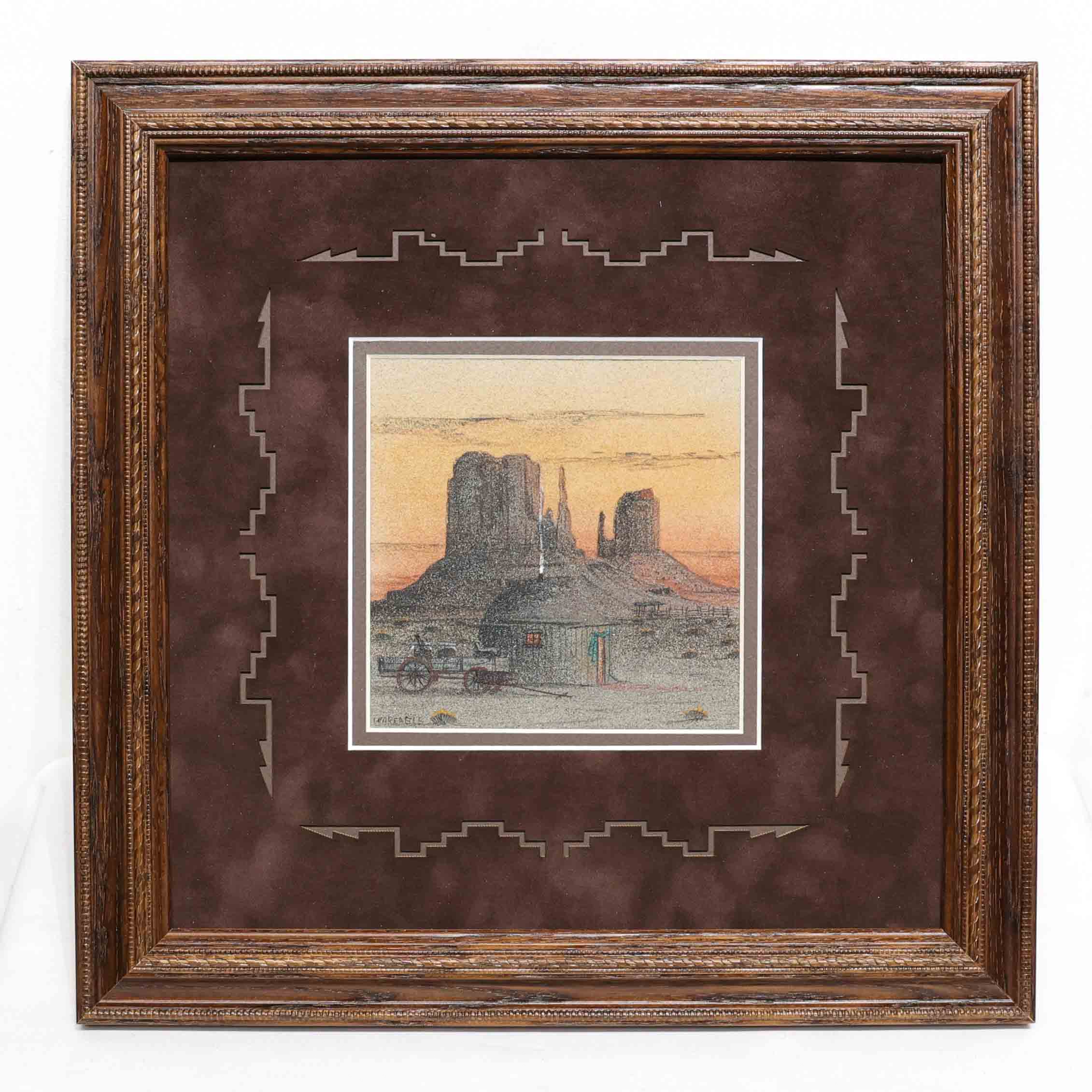 Morning Scenery Sandpainting