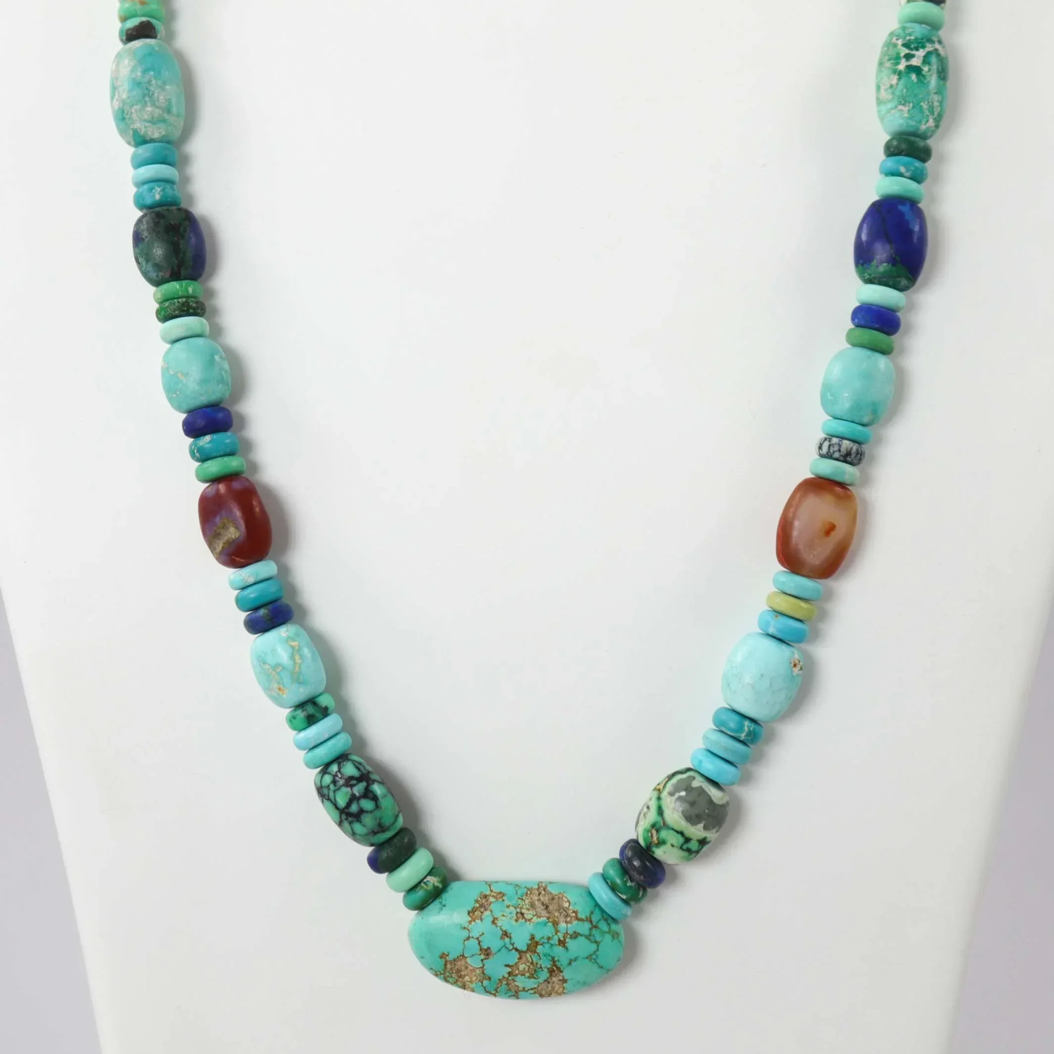 Multi-Stone Bead Necklace - Image 2