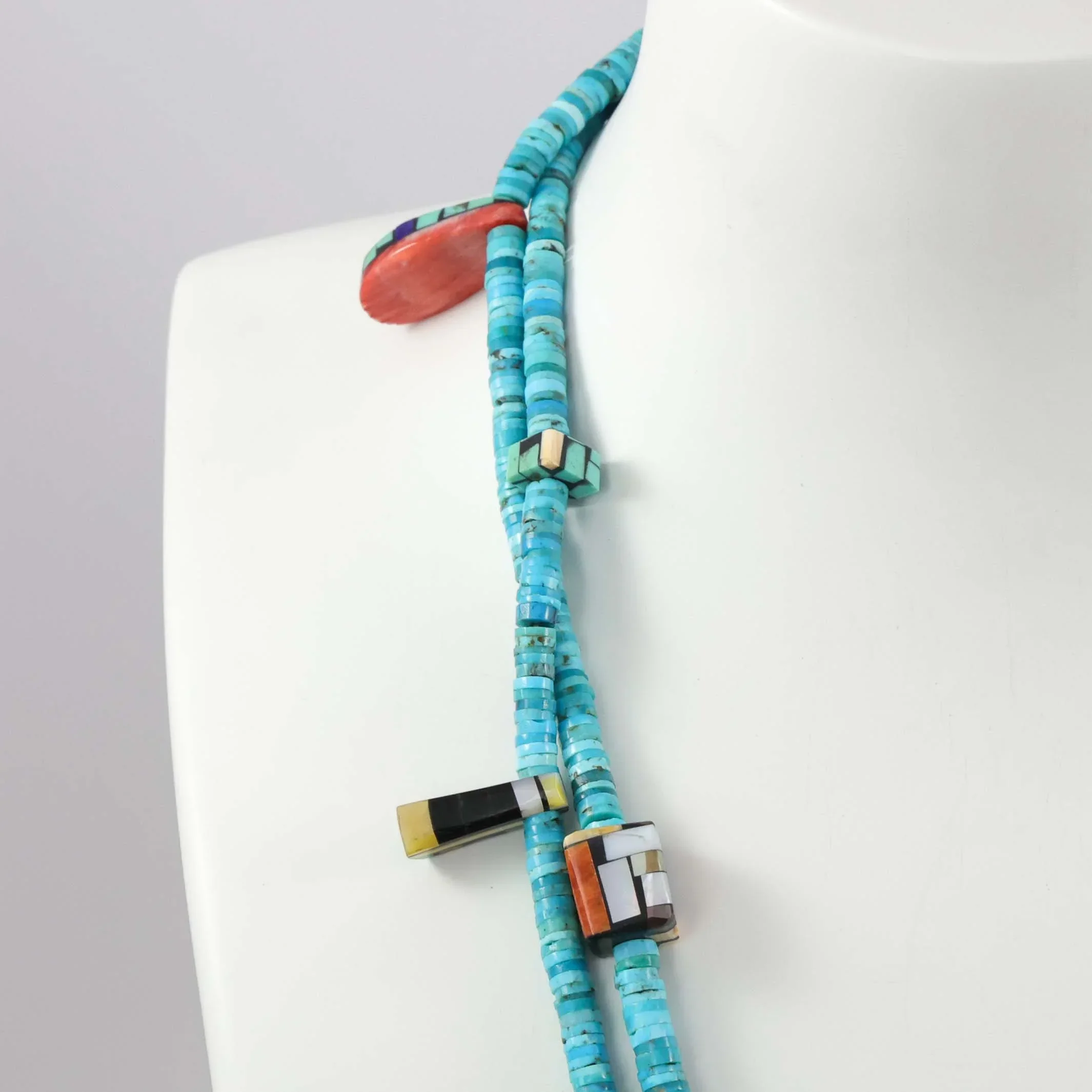 Multi-Stone Bead Necklace - Image 3