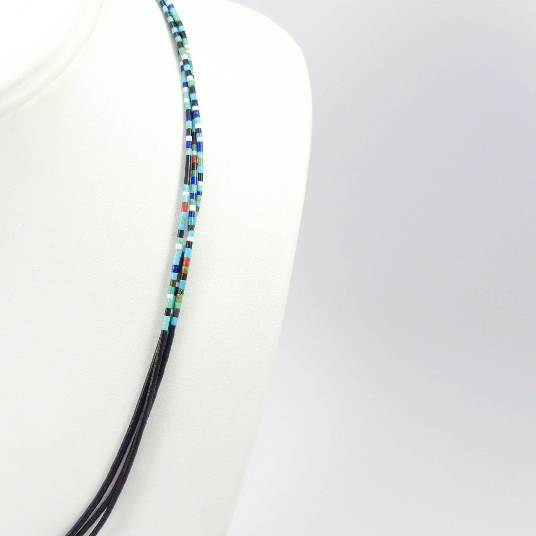 Multi-Stone Heishi Necklace - Image 4