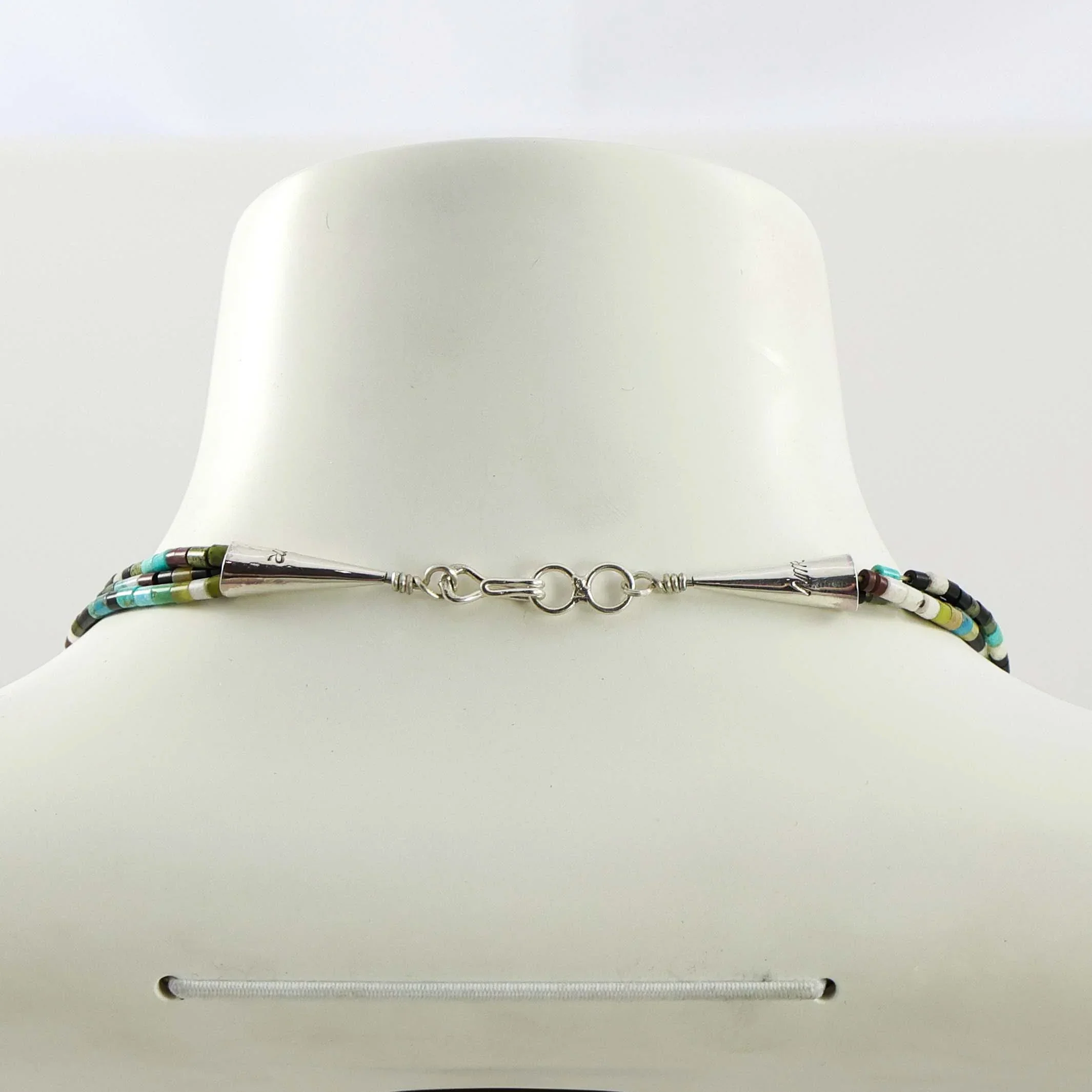 Multi-Stone Heishi Necklace - Image 5