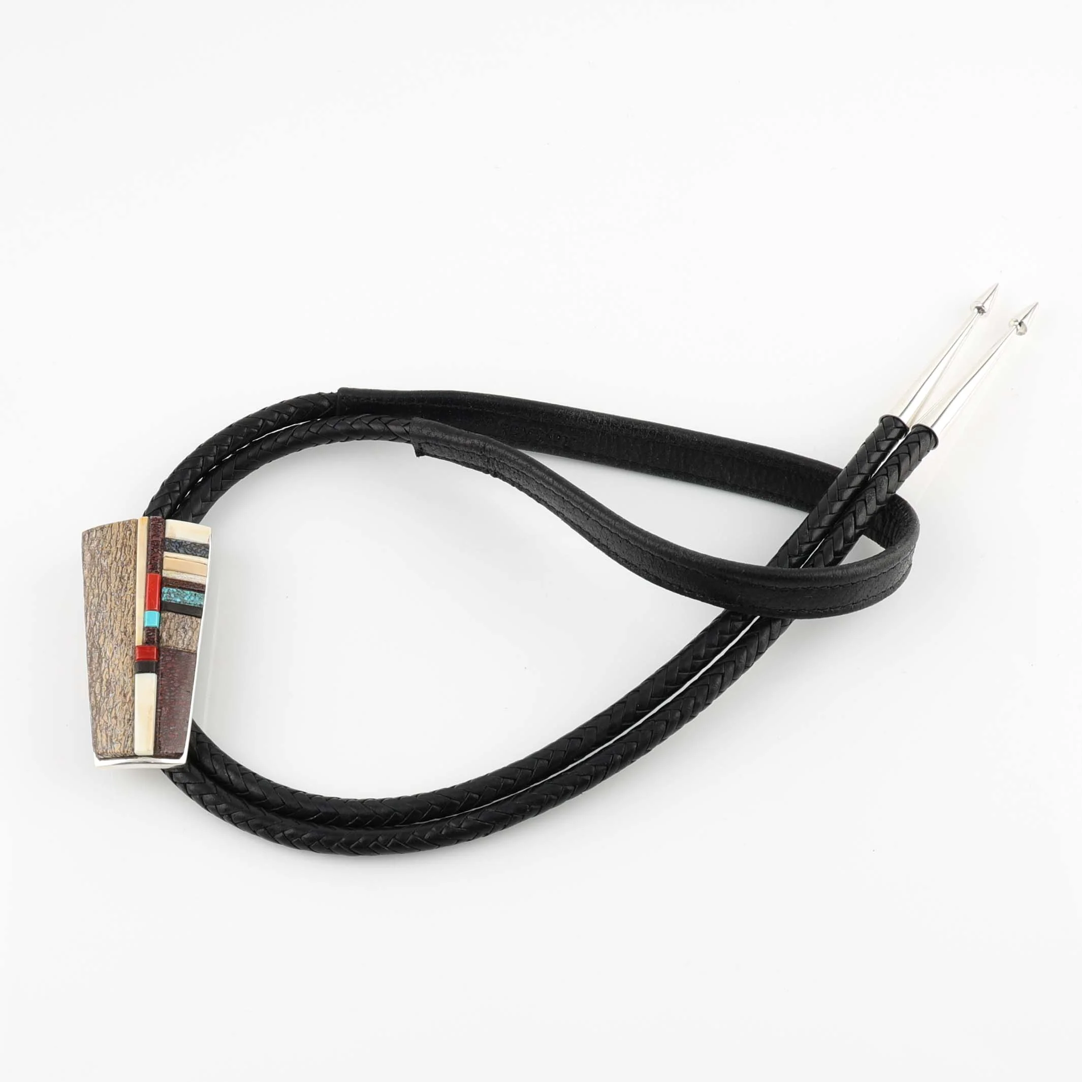 Multi-Stone Inlay Bola Tie - Image 2