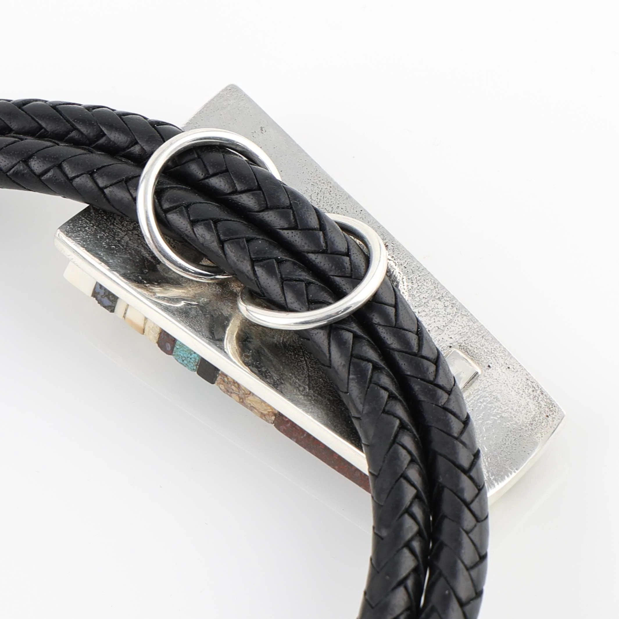 Multi-Stone Inlay Bola Tie - Image 4