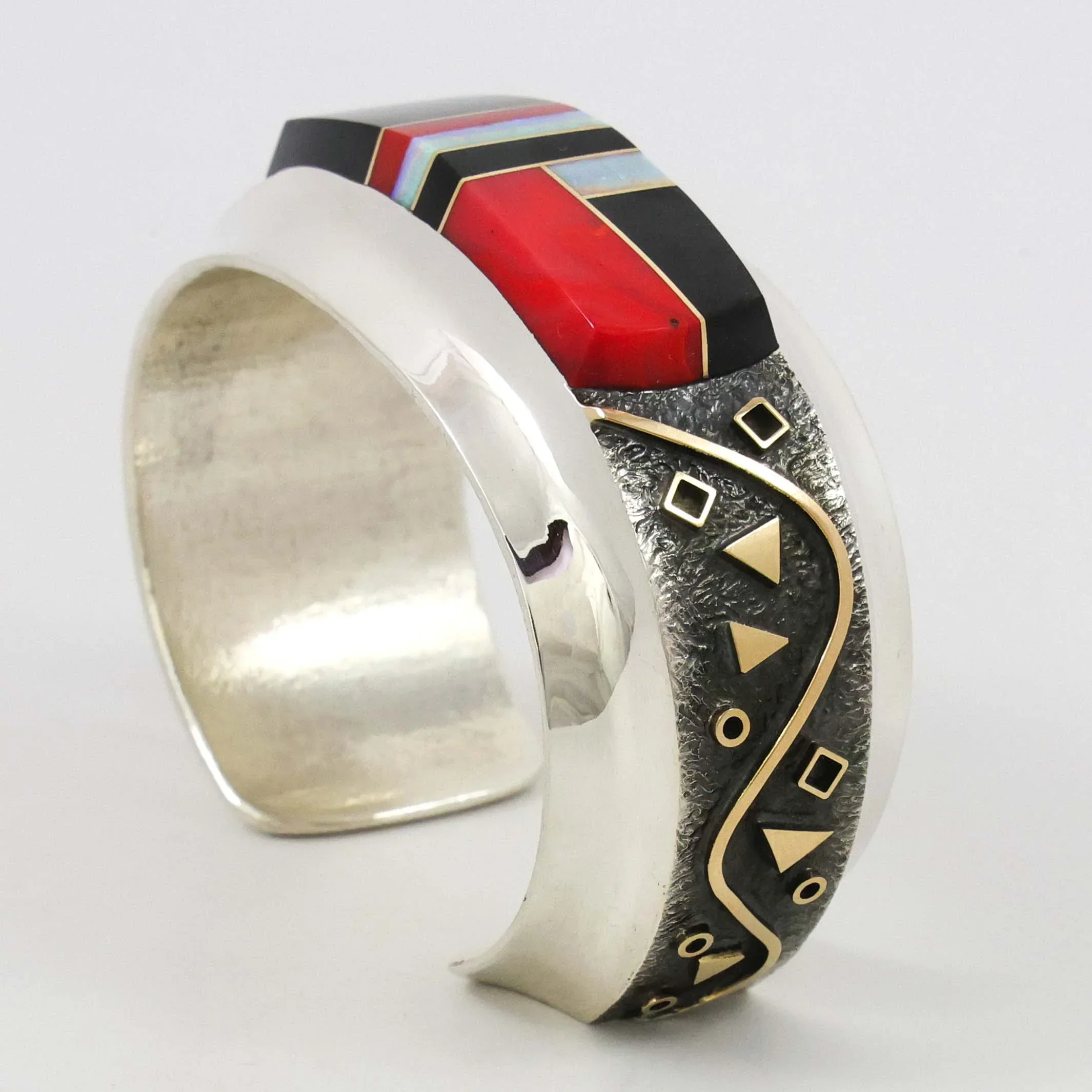 Multi-Stone Inlay Cuff - Image 3