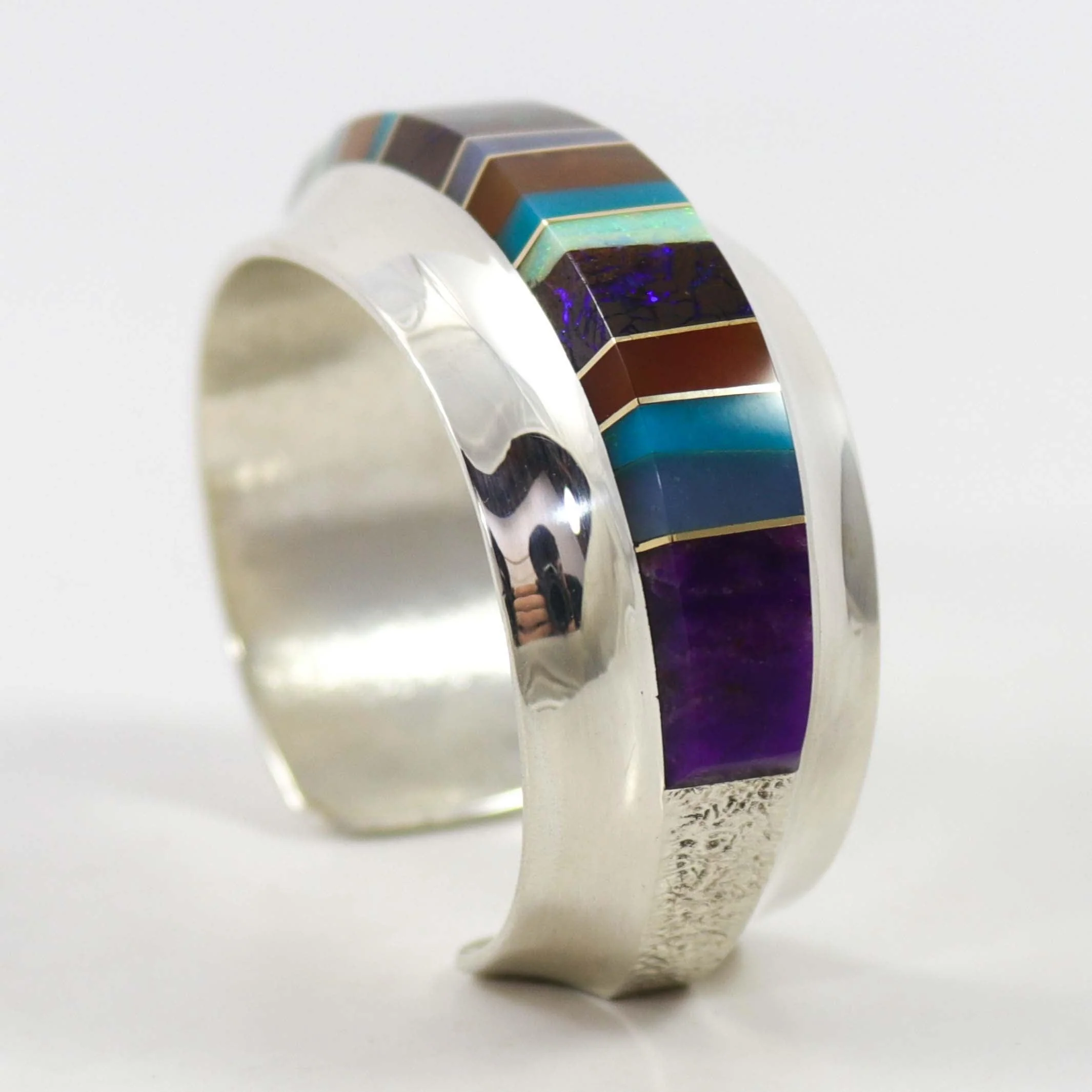 Multi-Stone Inlay Cuff - Image 3