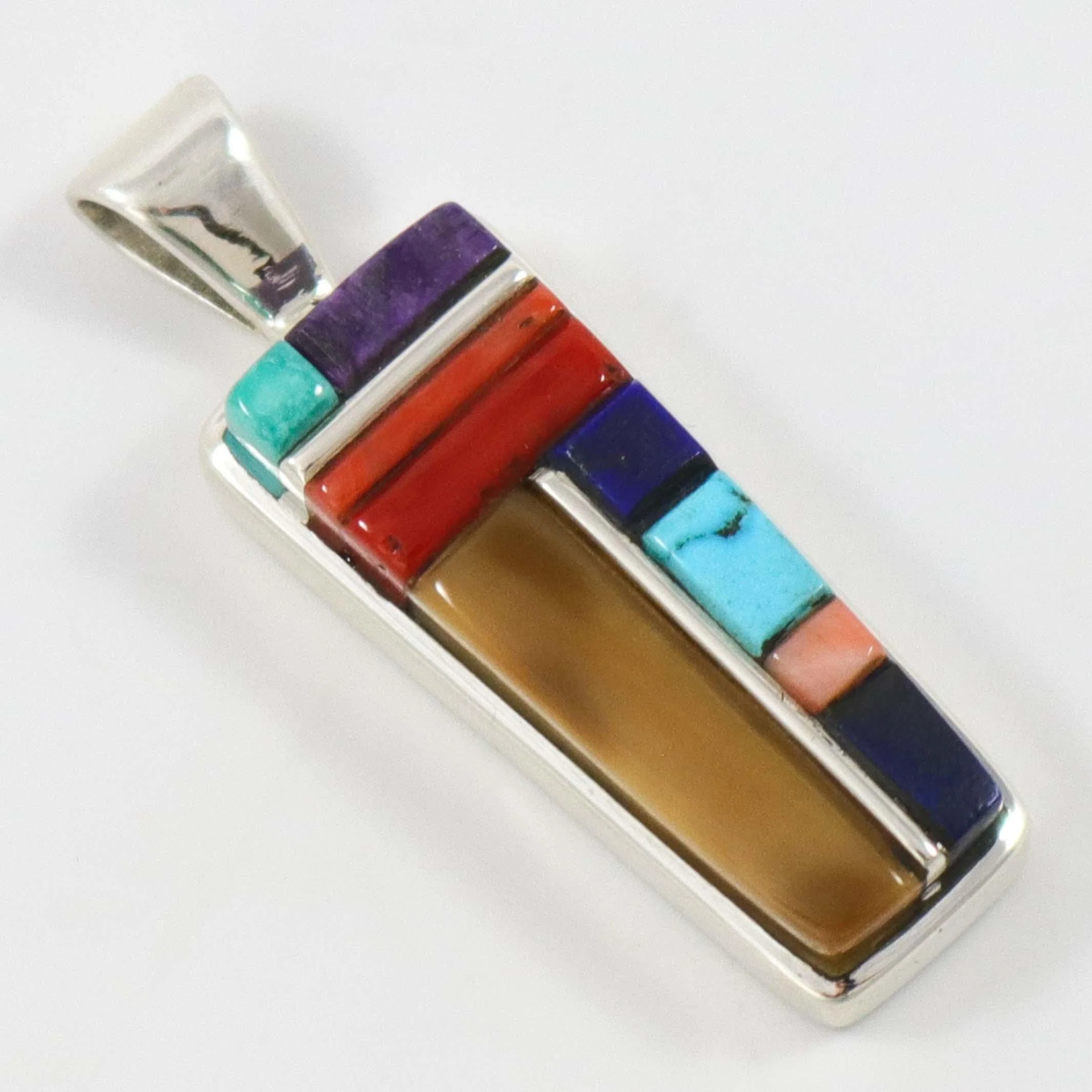 Multi-Stone Inlay Pendant - Image 2