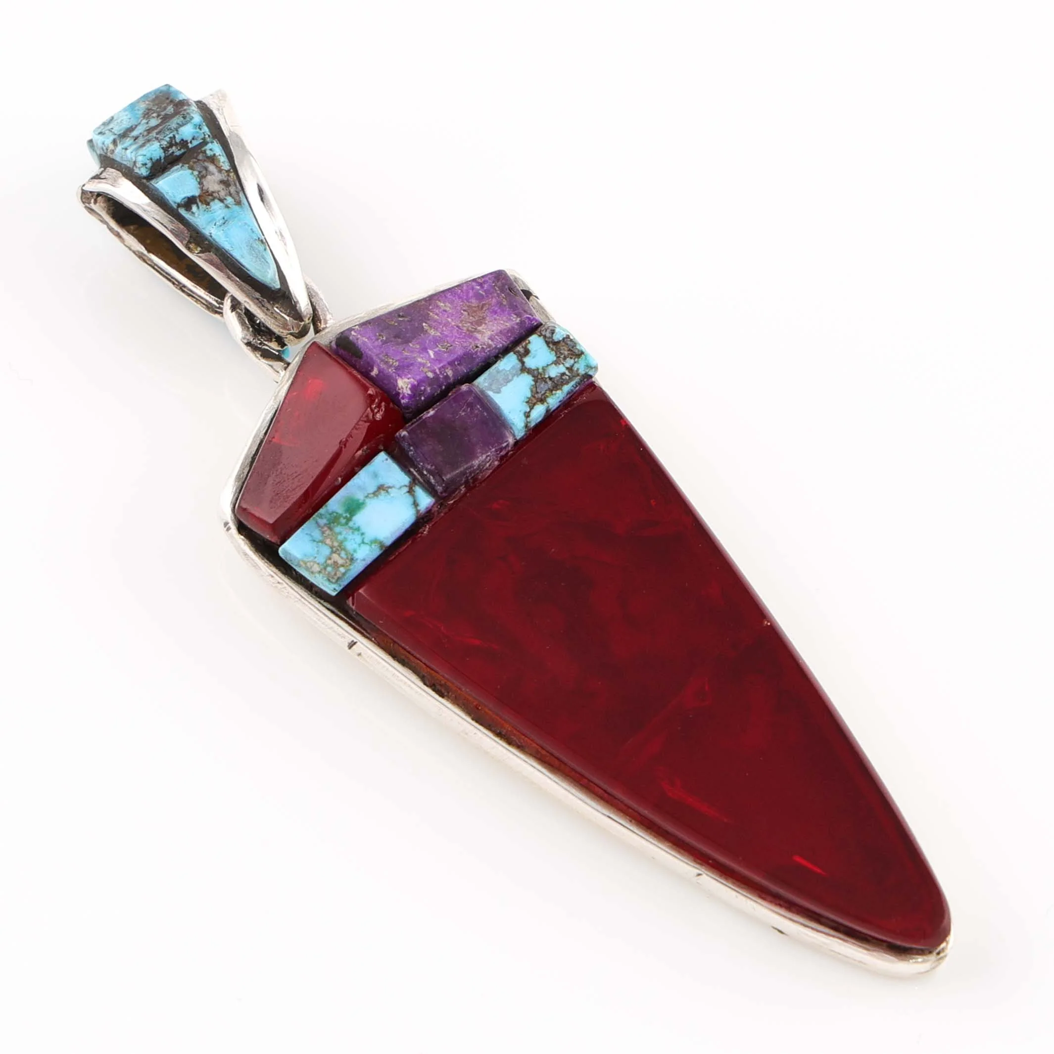Multi-Stone Inlay Pendant - Image 2