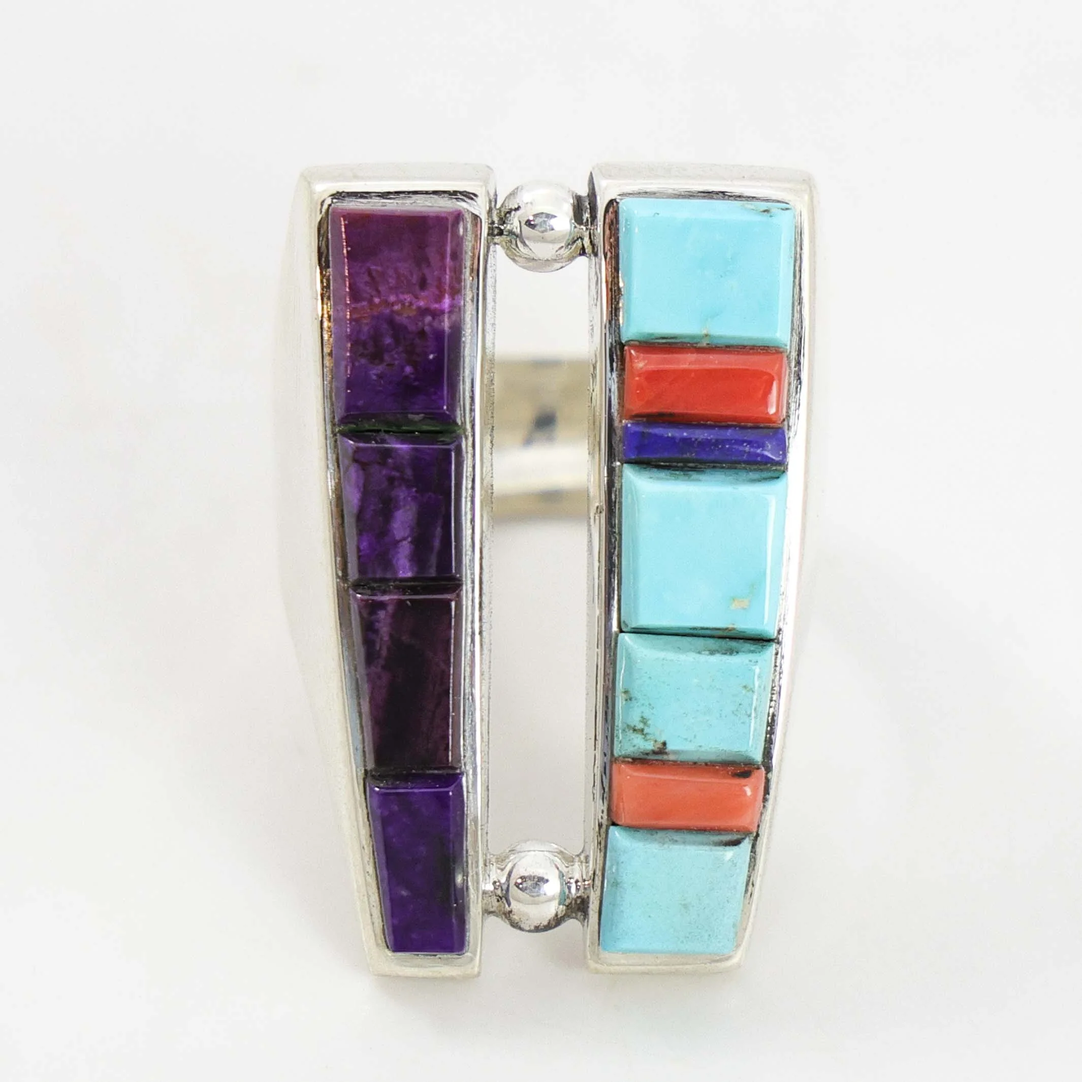 Multi-Stone Inlay Ring