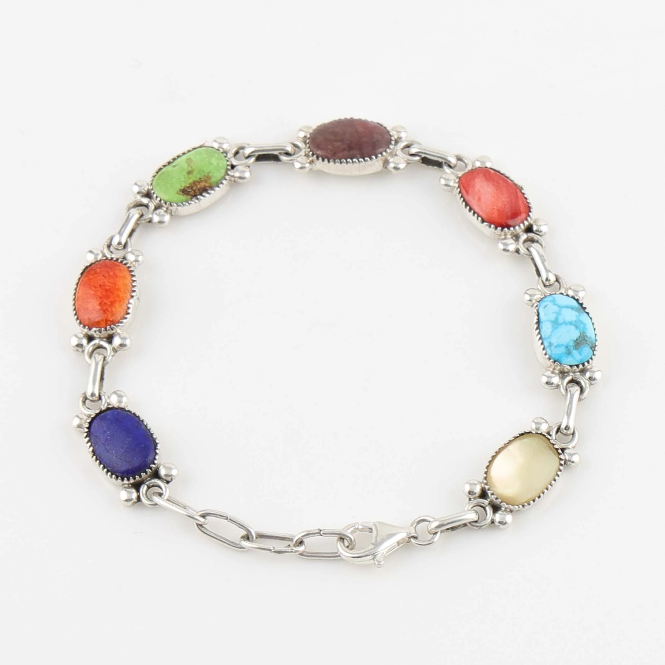 Multi-Stone Link Bracelet - Image 3