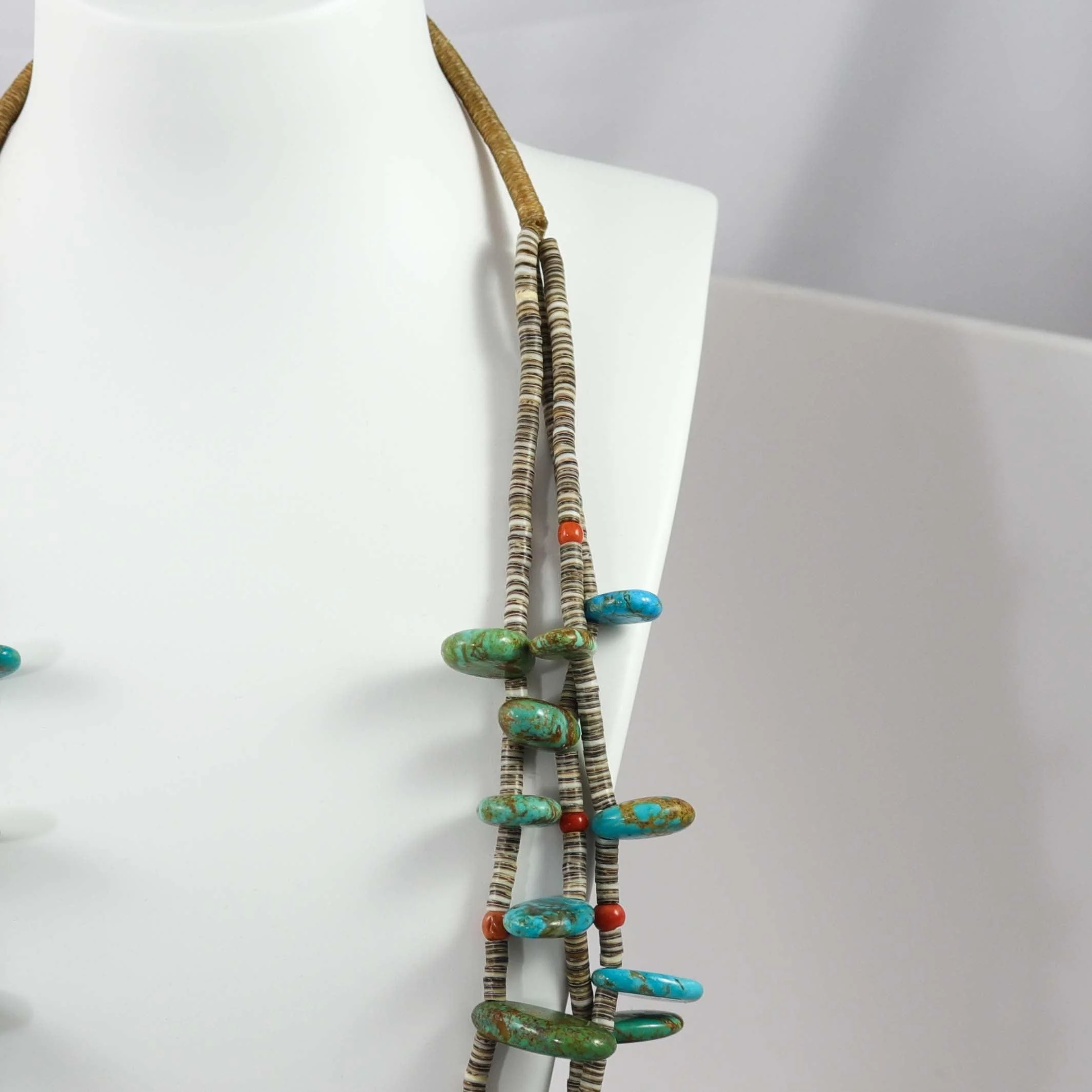 Multi-Stone Tab Necklace - Image 4