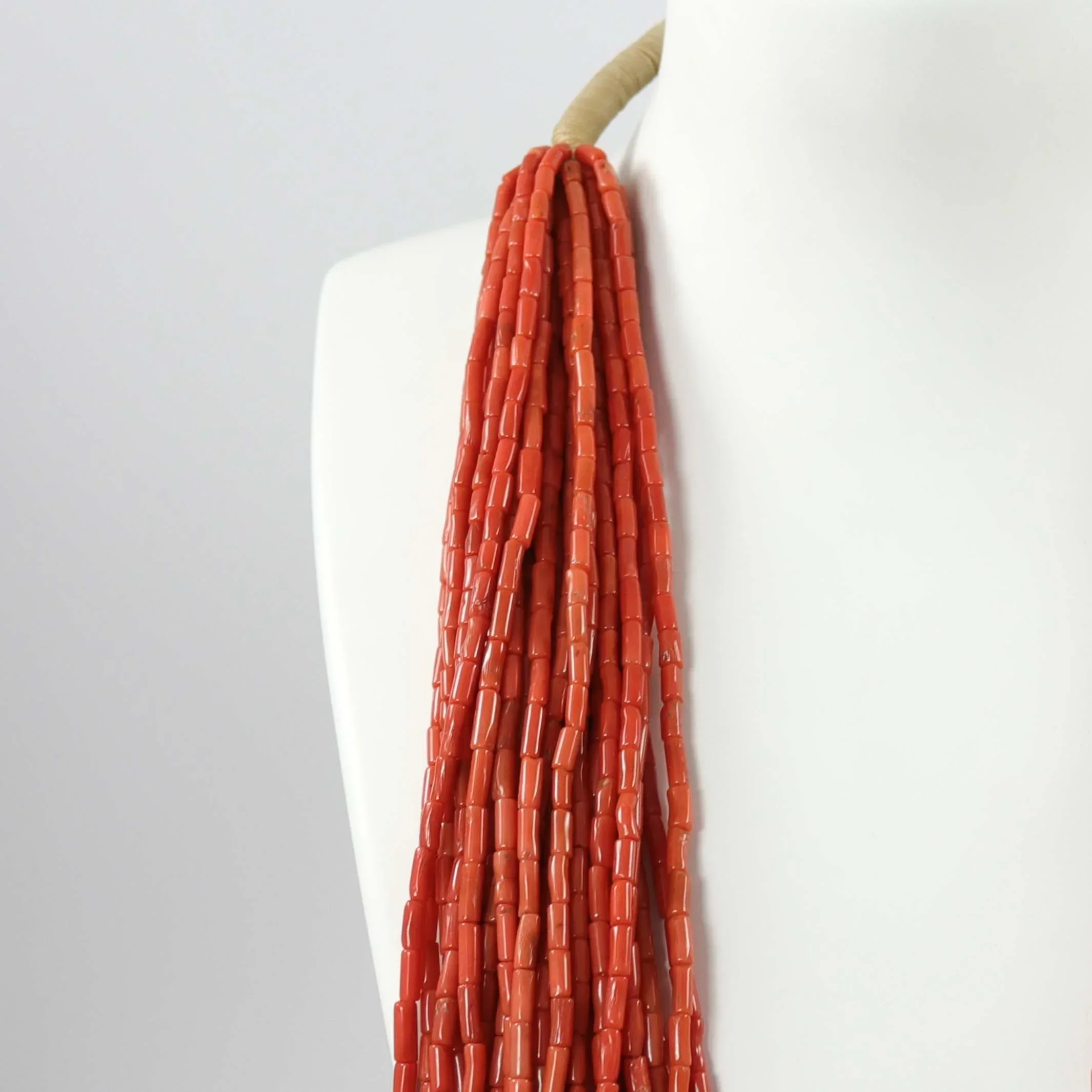 Multi-Strand Coral Necklace - Image 3