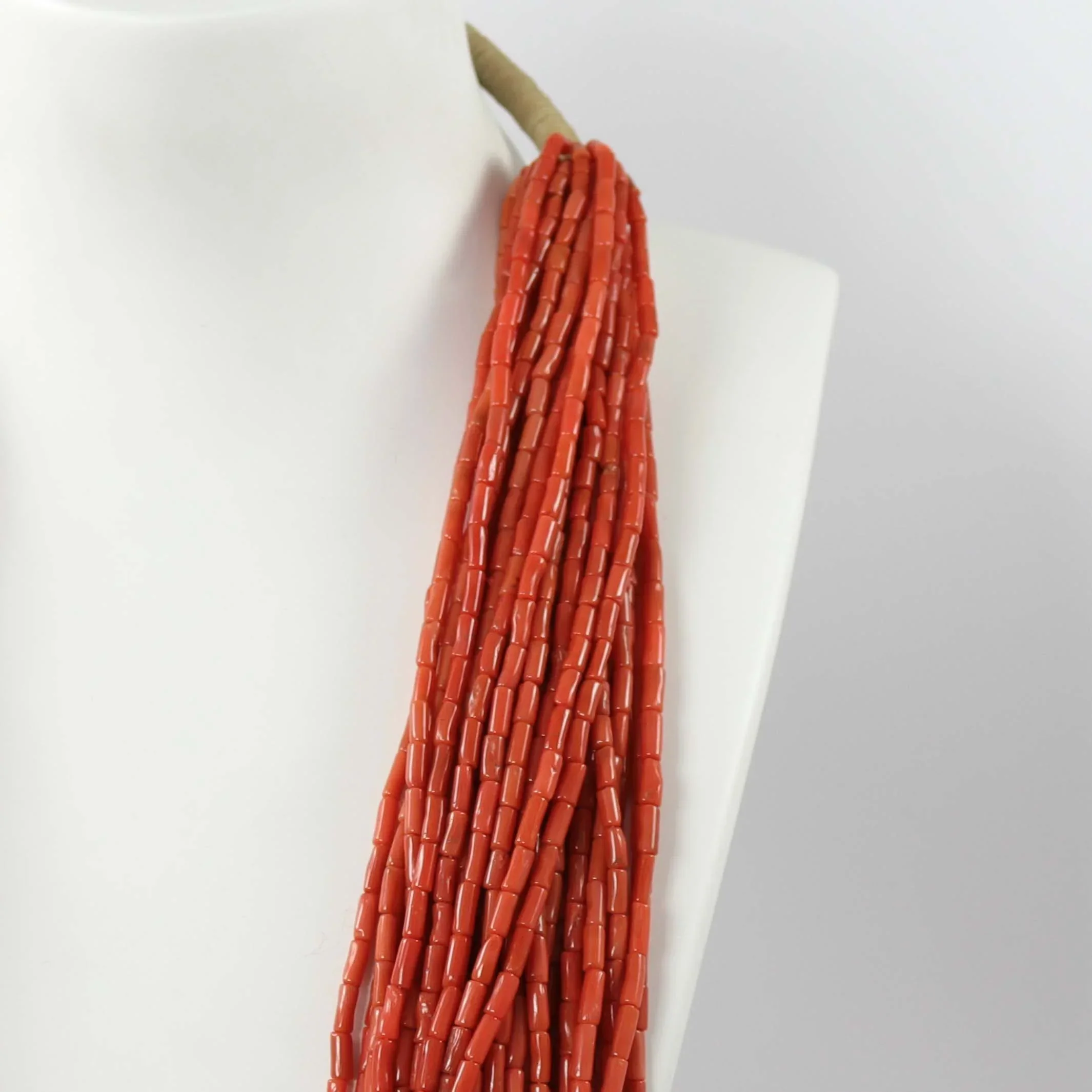 Multi-Strand Coral Necklace - Image 4
