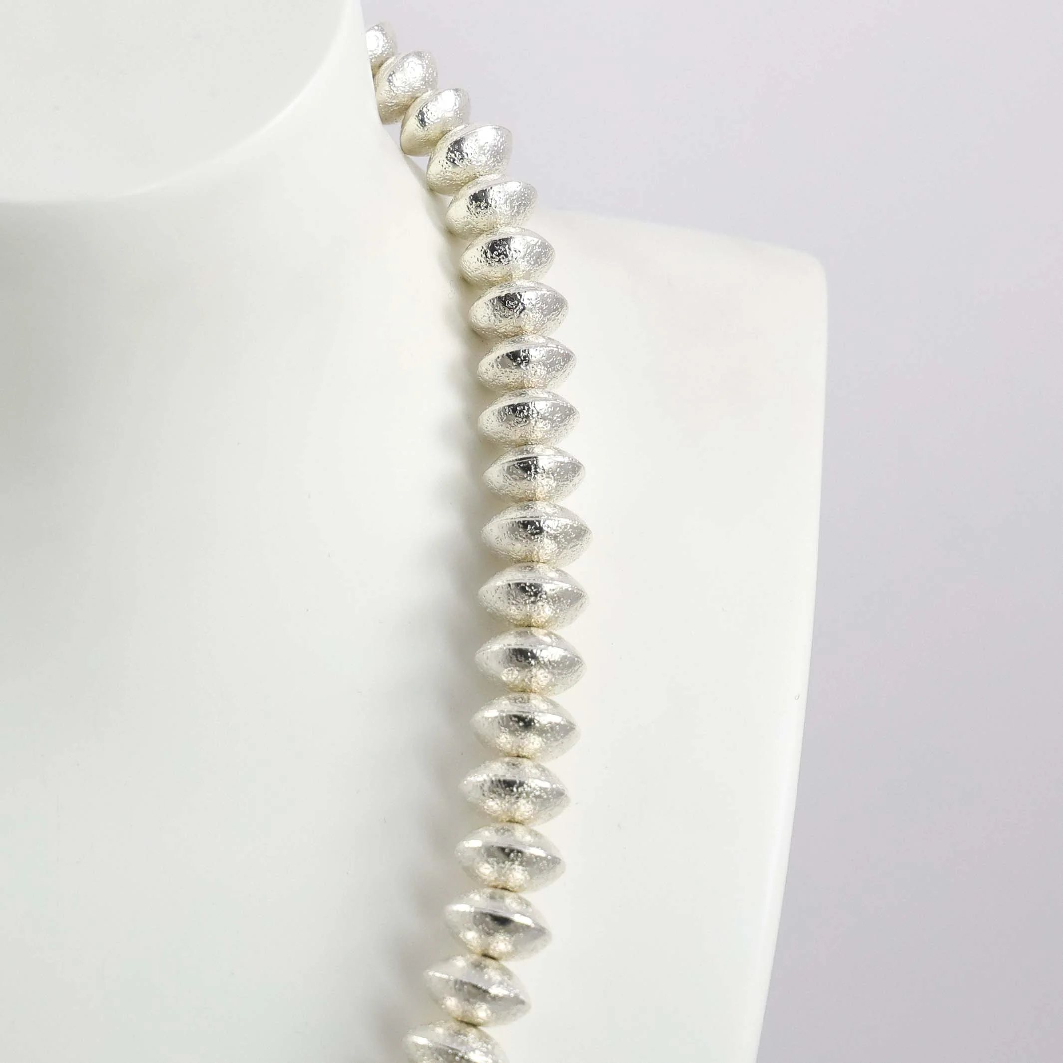 Navajo Pearl and Coral Necklace - Image 4