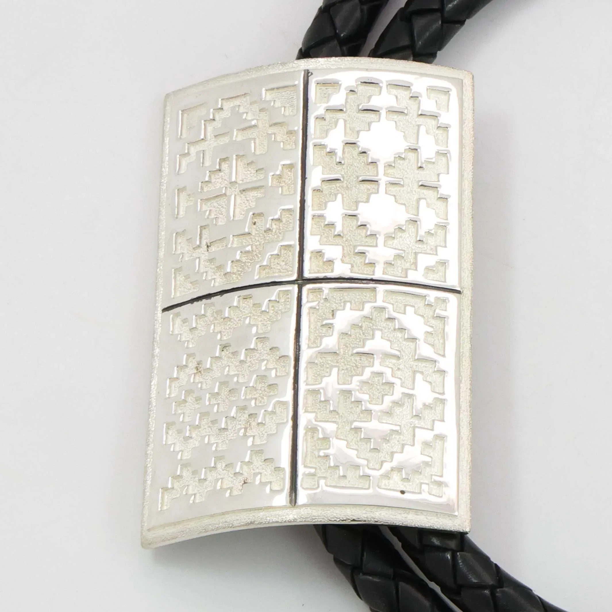 Navajo Rug Bola Tie