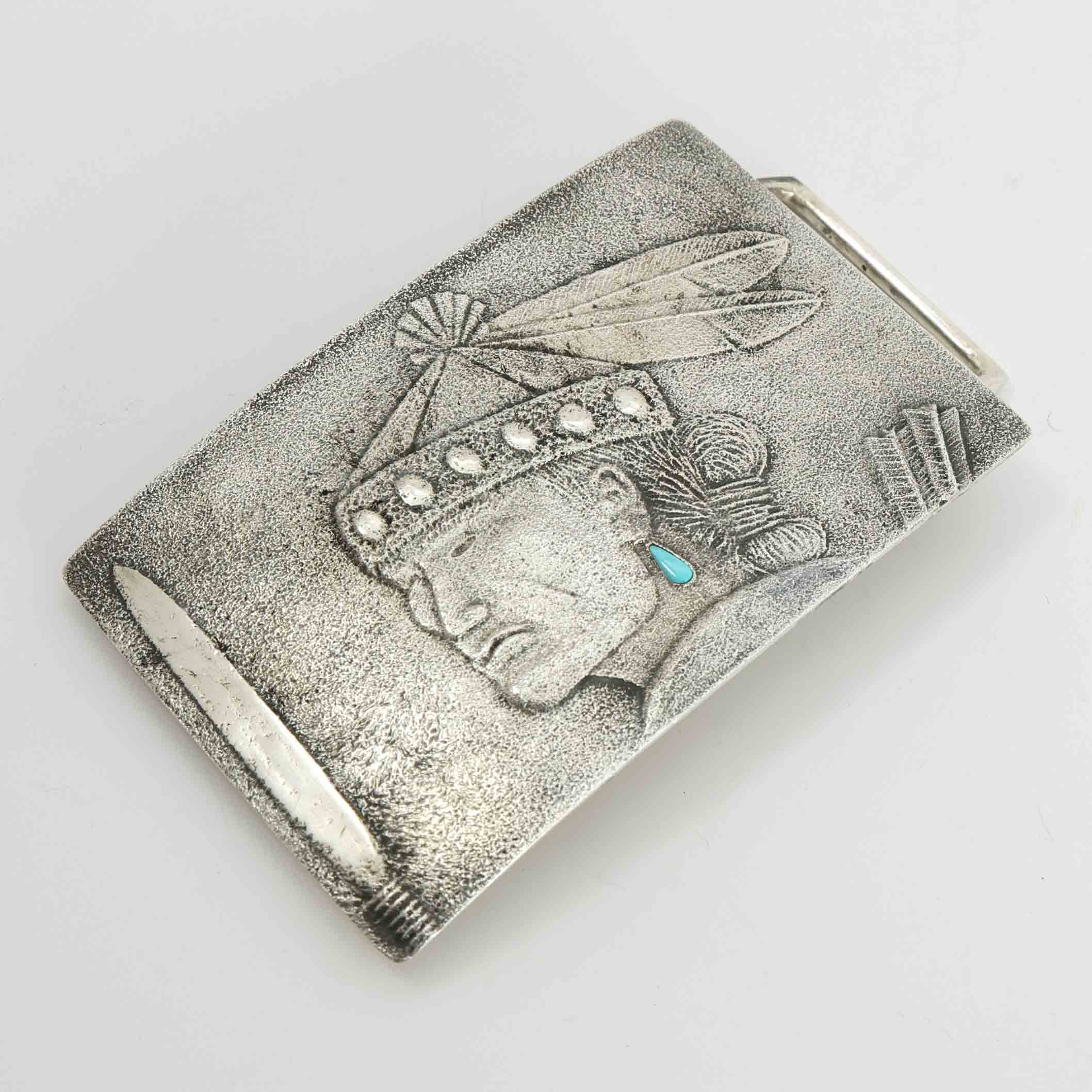 Navajo Warrior Buckle - Image 2